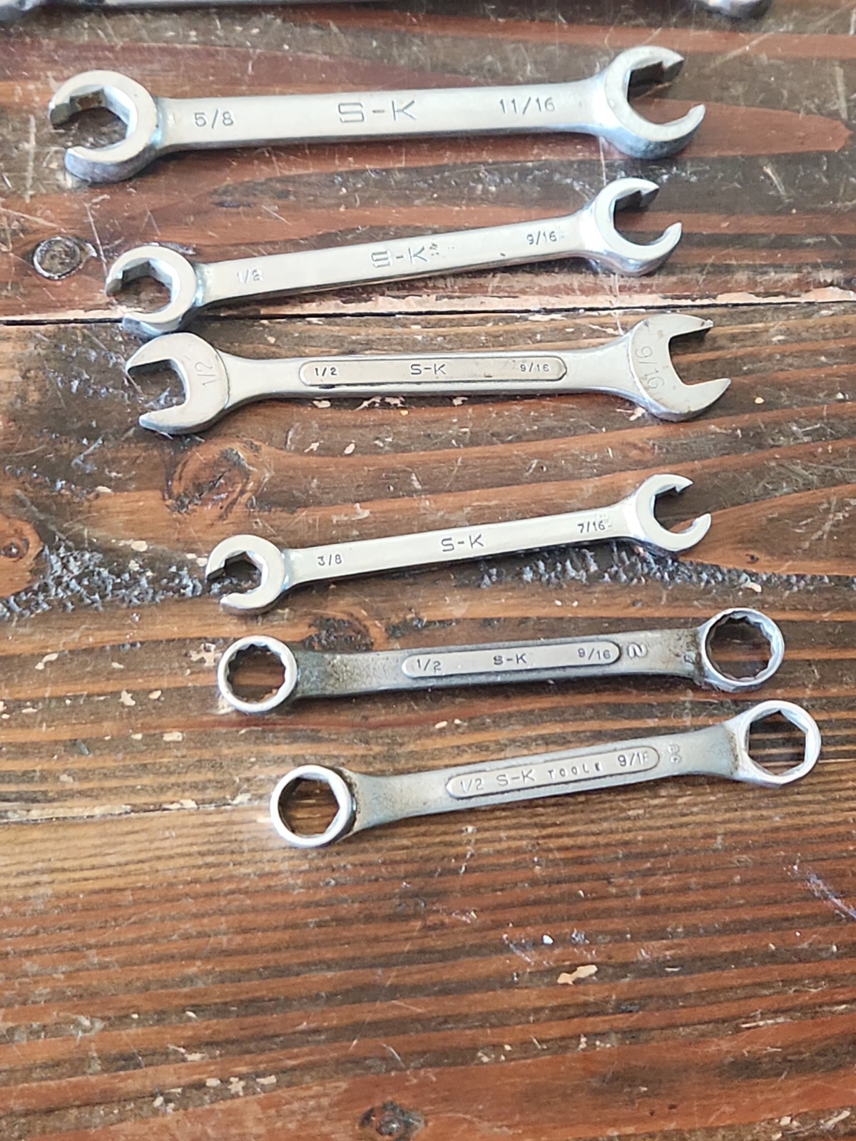 Lot Of 14 SK-Wayne Ratches And Wrenches. Mostly Sk