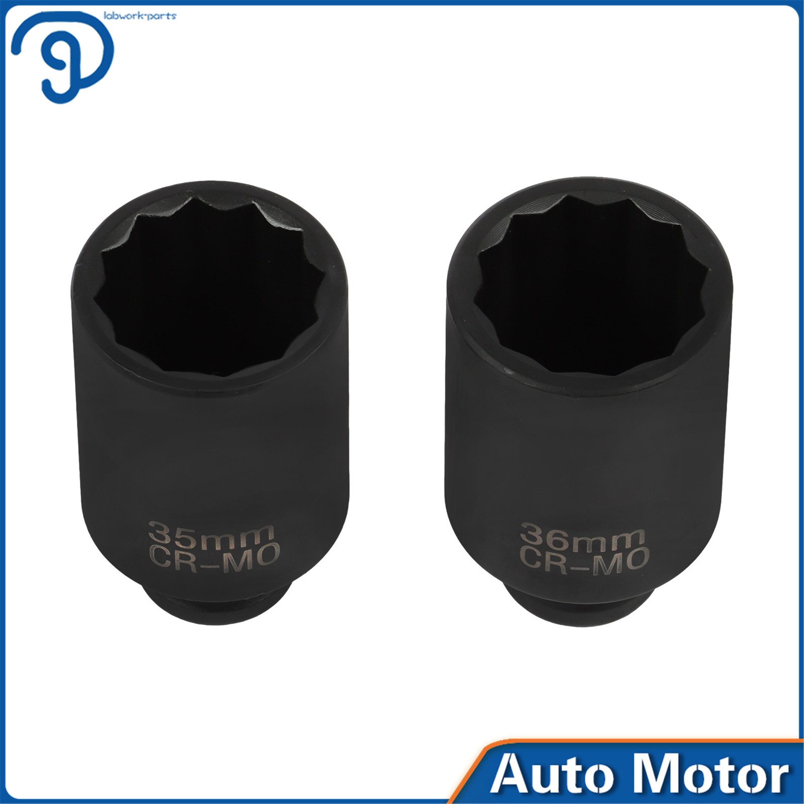 8Pcs 1/2″ Drive Deep Spindle Axle Nut Impact Socket Set 12 Point