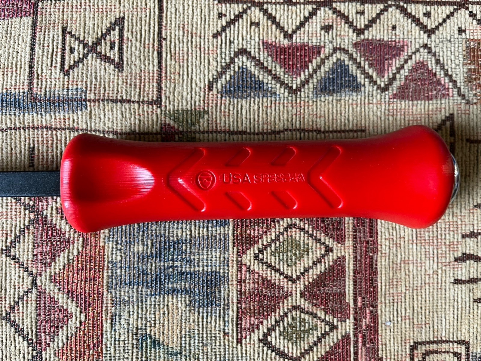 Snap On 24” Striking Pry Bar In Classic Red SPBS24A Made In USA New Premium Tool
