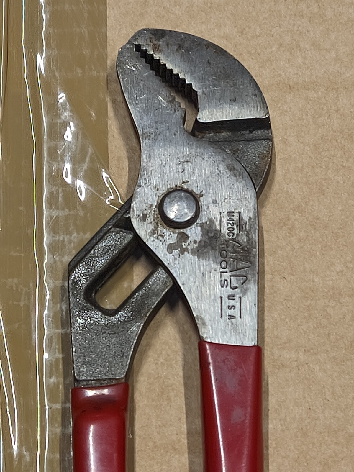 Lot of 2 MAC Tools USA Pliers Water Pliers Gripping M420G M410G