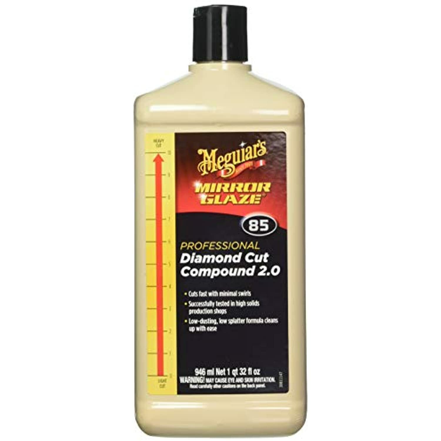 Meguiar’s M8532 Diamond Cut Compound, White, Standard