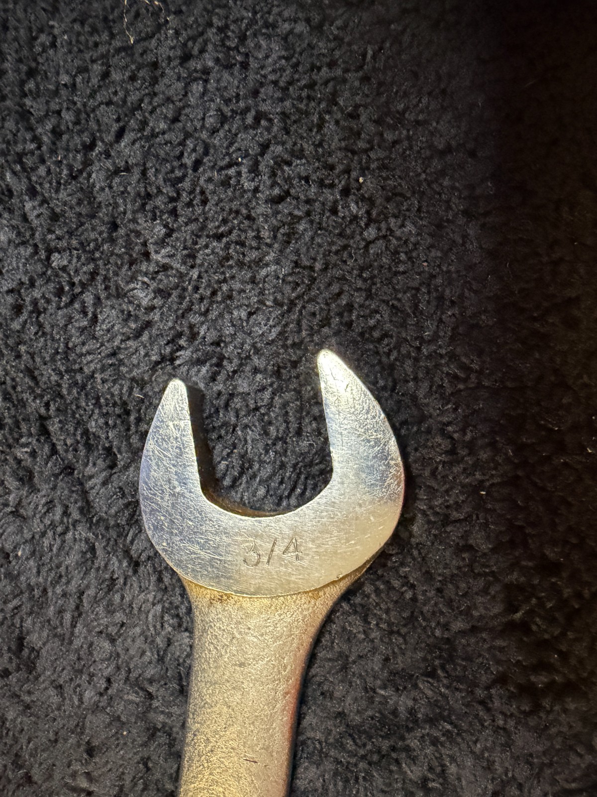 Vintage Craftsman =V= 3/4″ SAE Combination Wrench USA see pictures #2