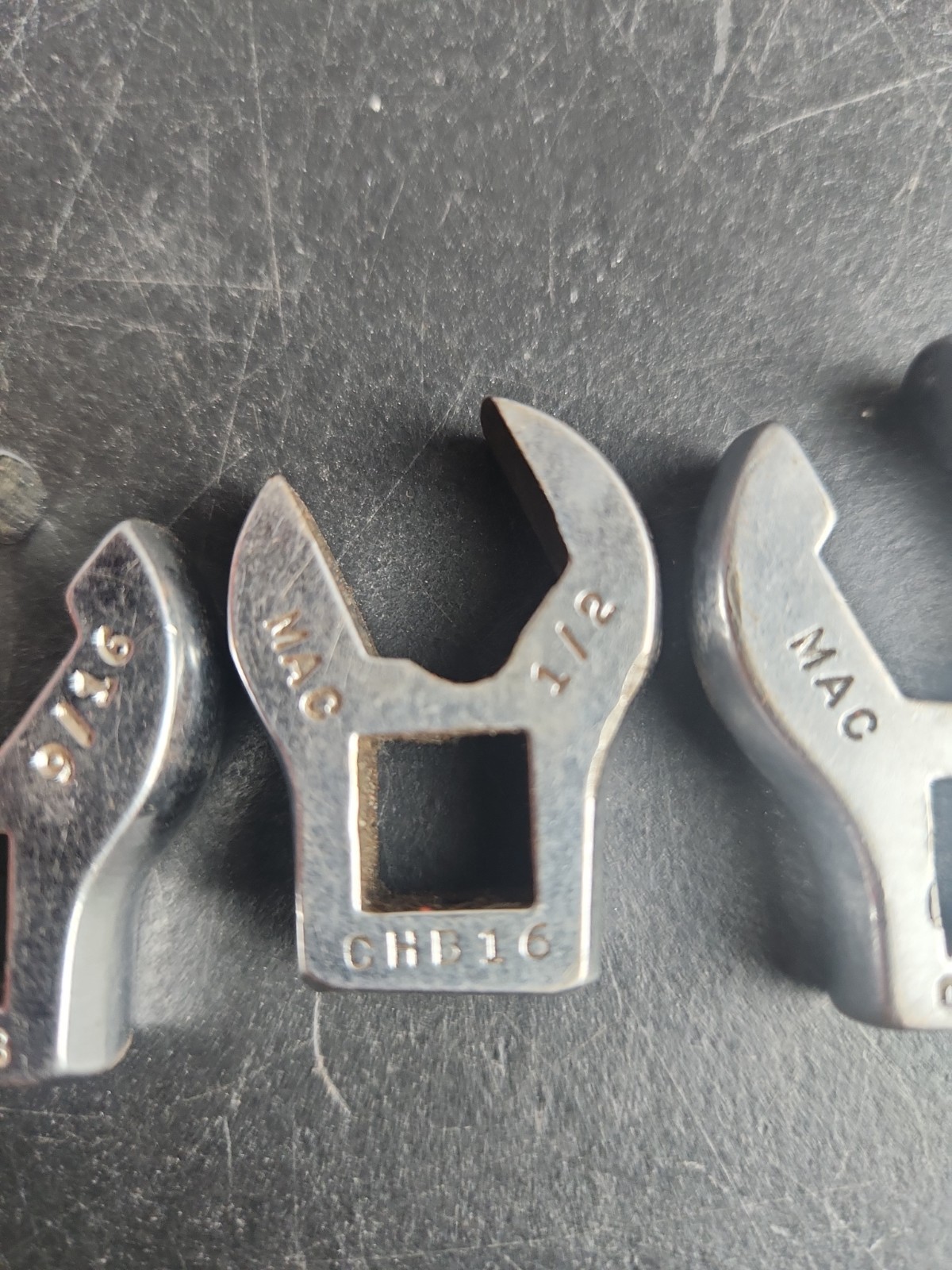 Mac 6pc 3/8 Drive SAE Crow Foot Flare Nut Wrenches