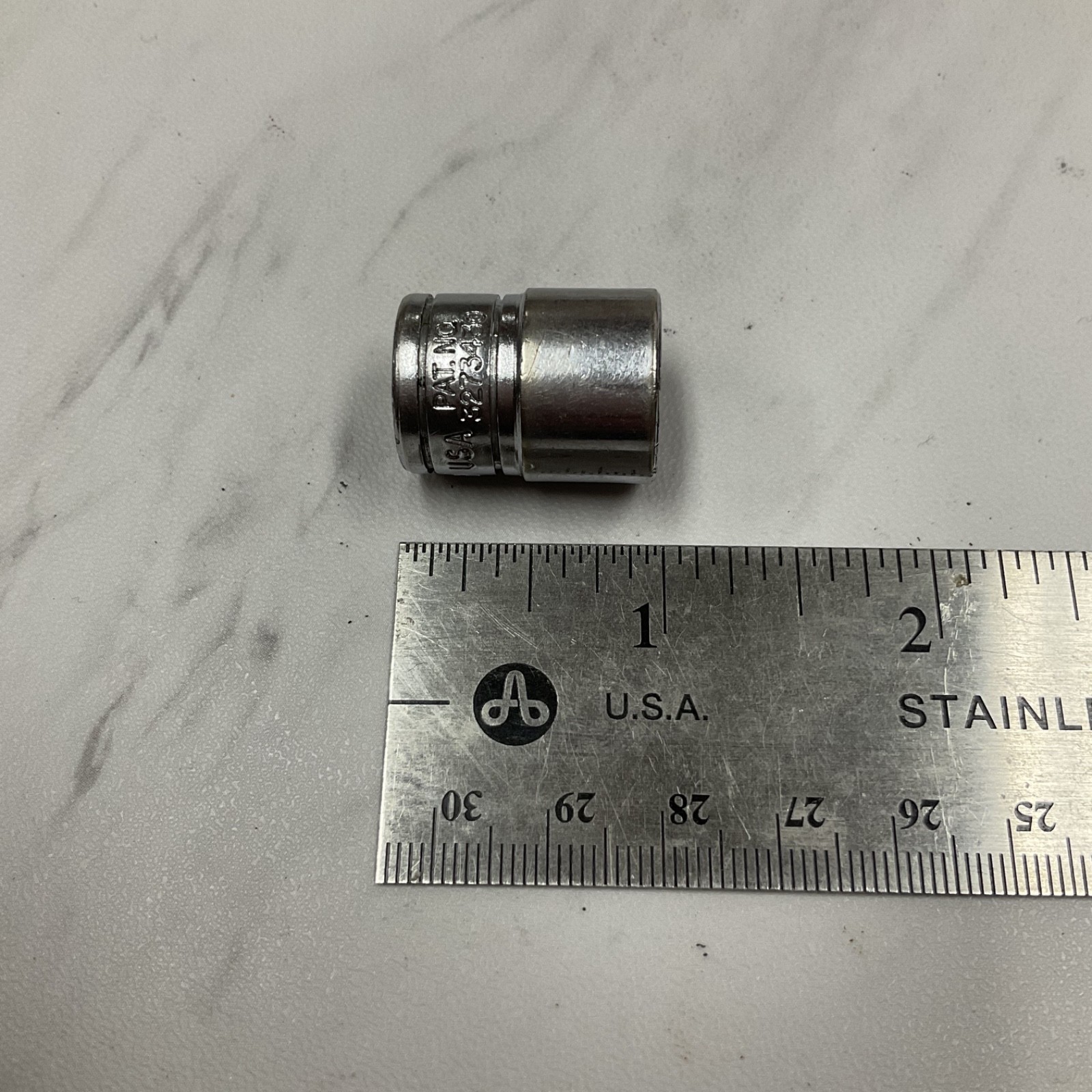 Snap-on 3/8″ Drive 12-Point SAE 1/2″ Drive Shallow Socket F161 USA