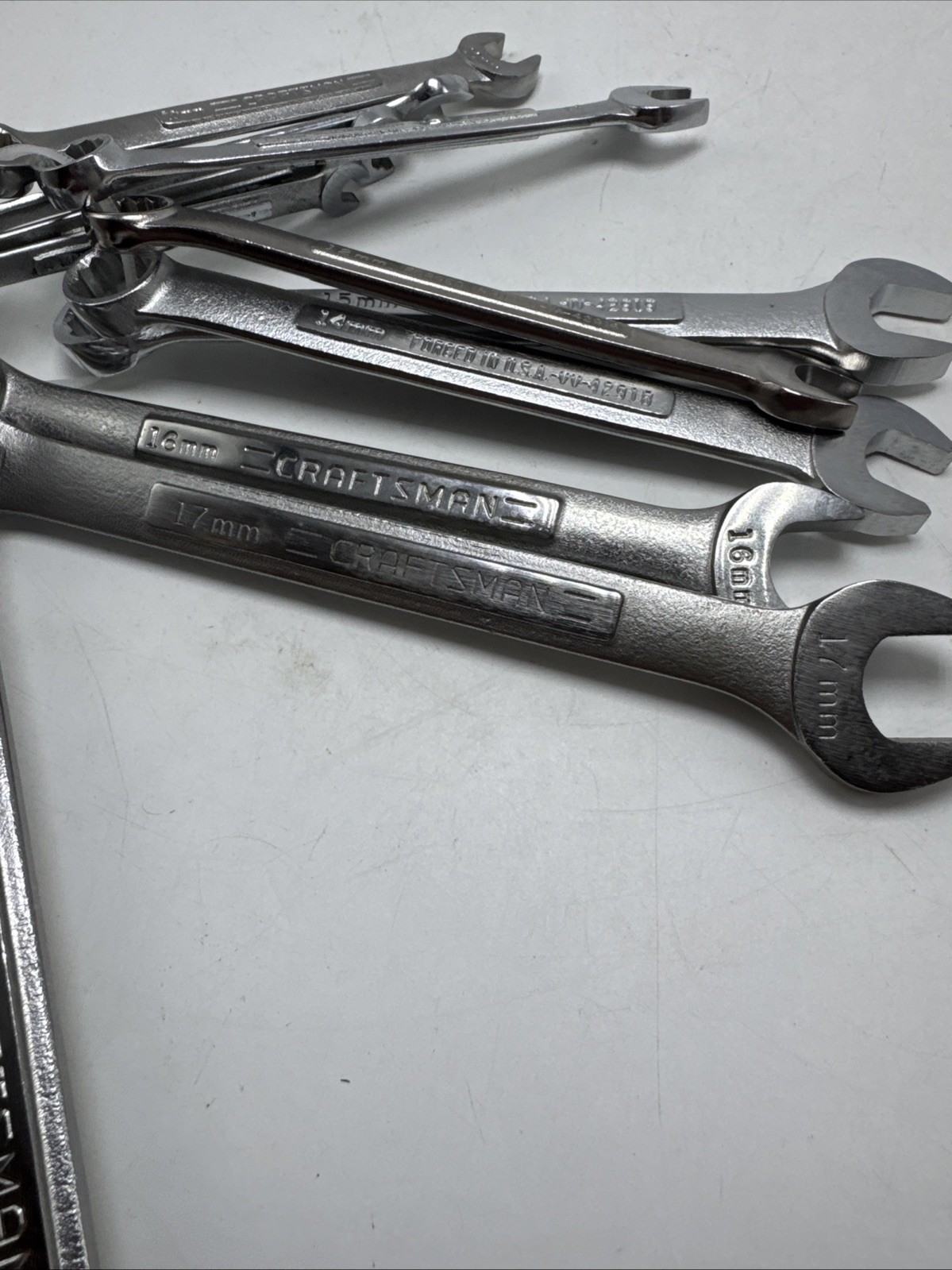Craftsman Overdrive 11 Piece Metric Combination Wrench Set 6mm – 19mm USA