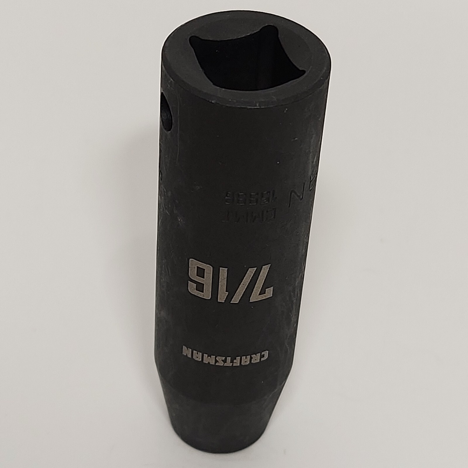 CRAFTSMAN 7/16 in x 1/2 in drive 6 Point deep impact socket, CMMT 15996