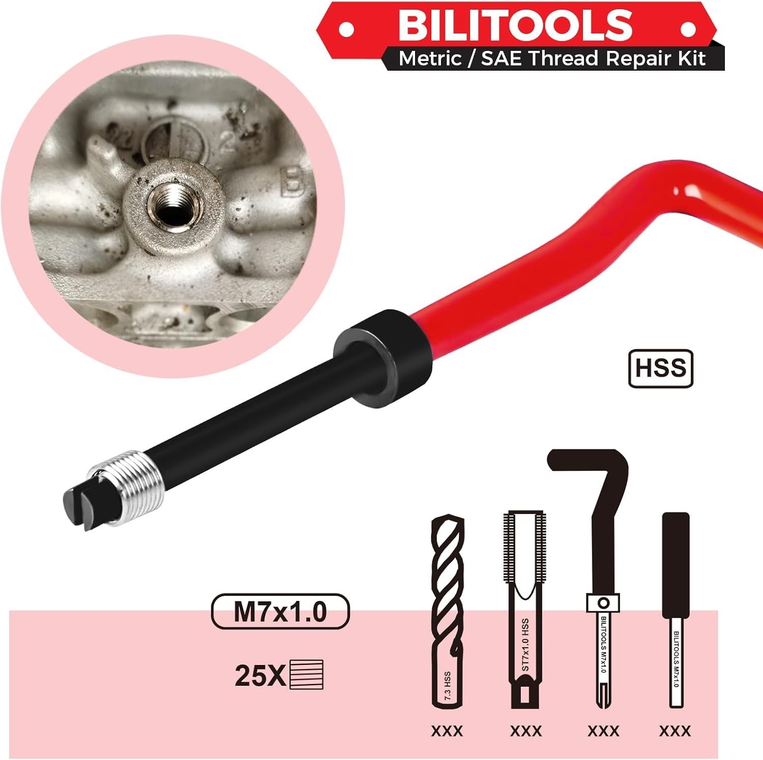 Metric Helicoil Thread Repair Kit with HSS Drill – Strong & Efficient Solutions