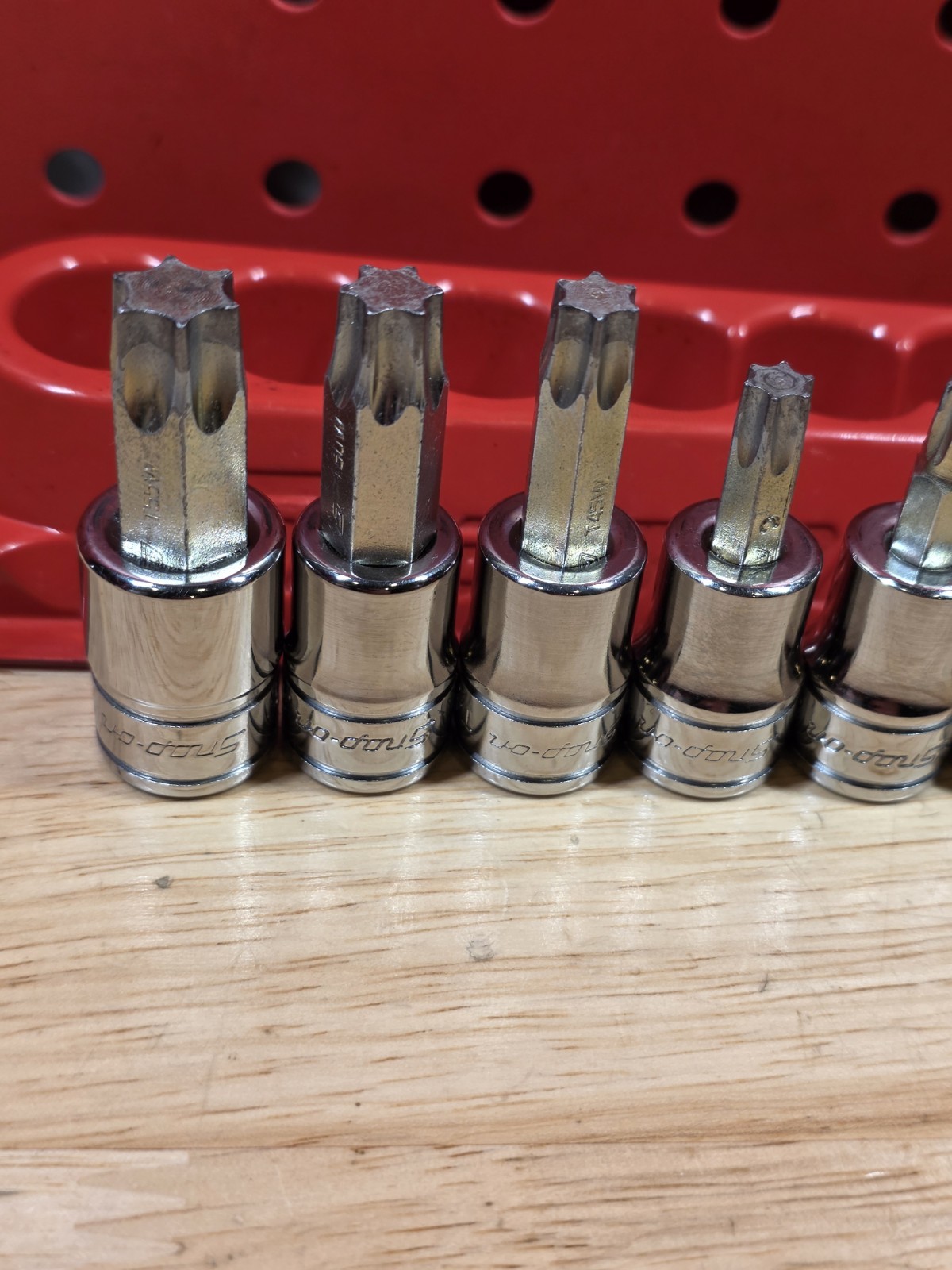 Snap-on 209EFTXBY 9-Piece Combo Drive HEAVY DUTY Removal Torx Bit Socket Set USA
