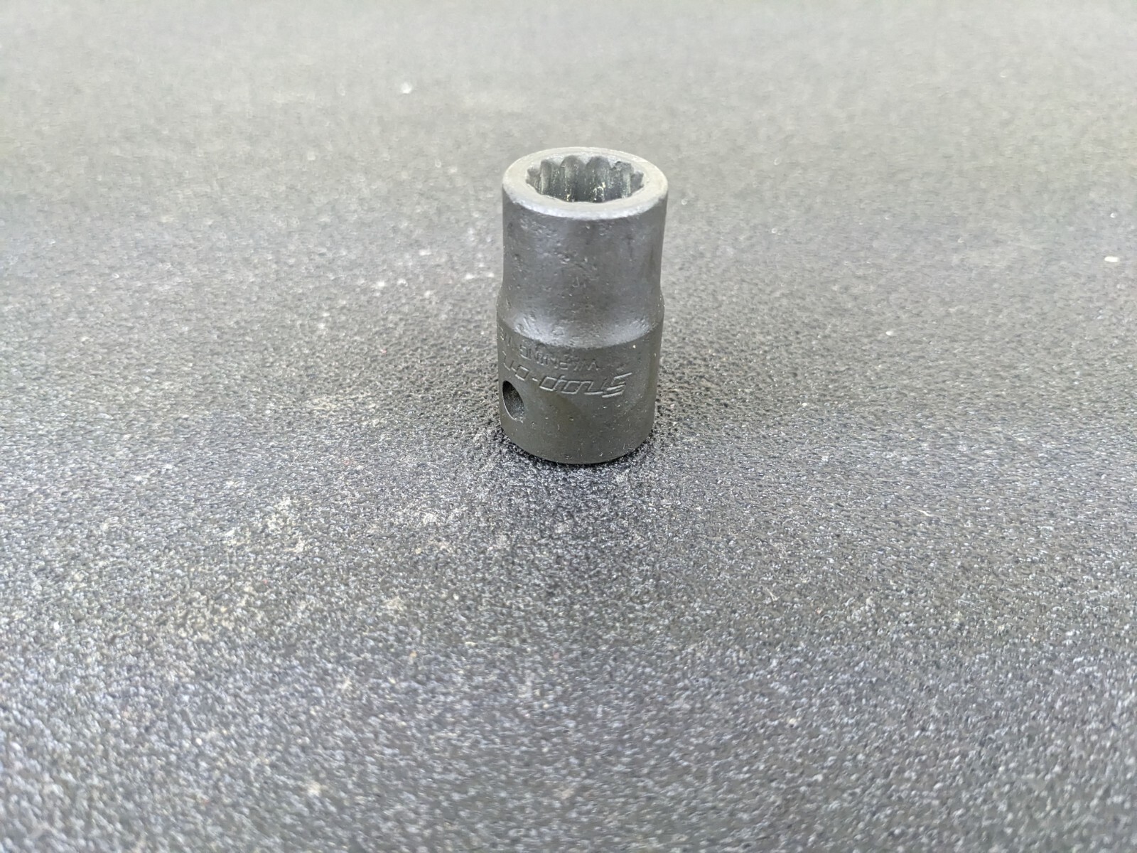 #bj249 Snap On Tools IMDL160 1/2” Drive 1/2” Shallow 12 Point SAE Impact Socket