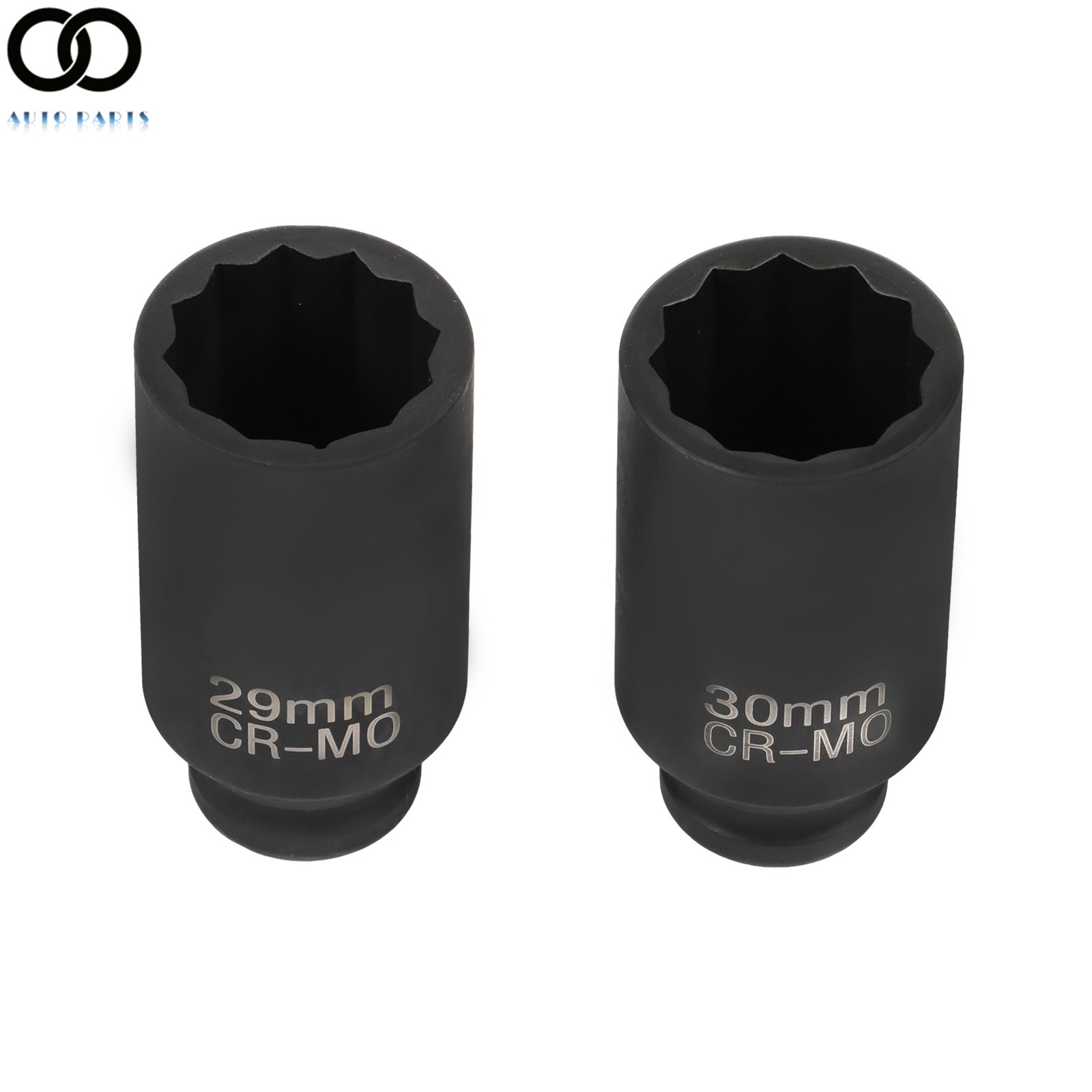 8Pc Axle Nut Socket Set 12 Point 1/2″ Drive 29-39mm for Toyota BMW Mercedes-Benz