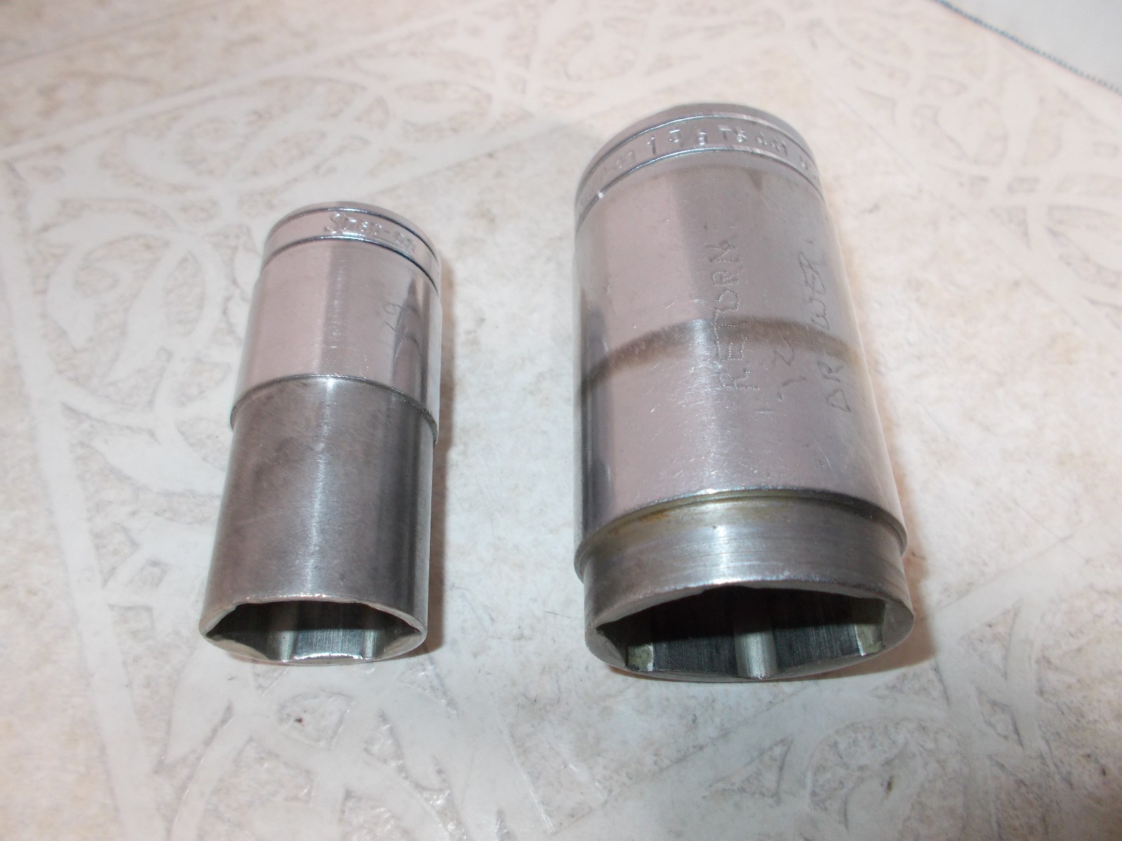2 Snap ON Altered Deep Sockets SFS321 and TSH41 both 6pt. 3/8″ Drive READ (F-3)