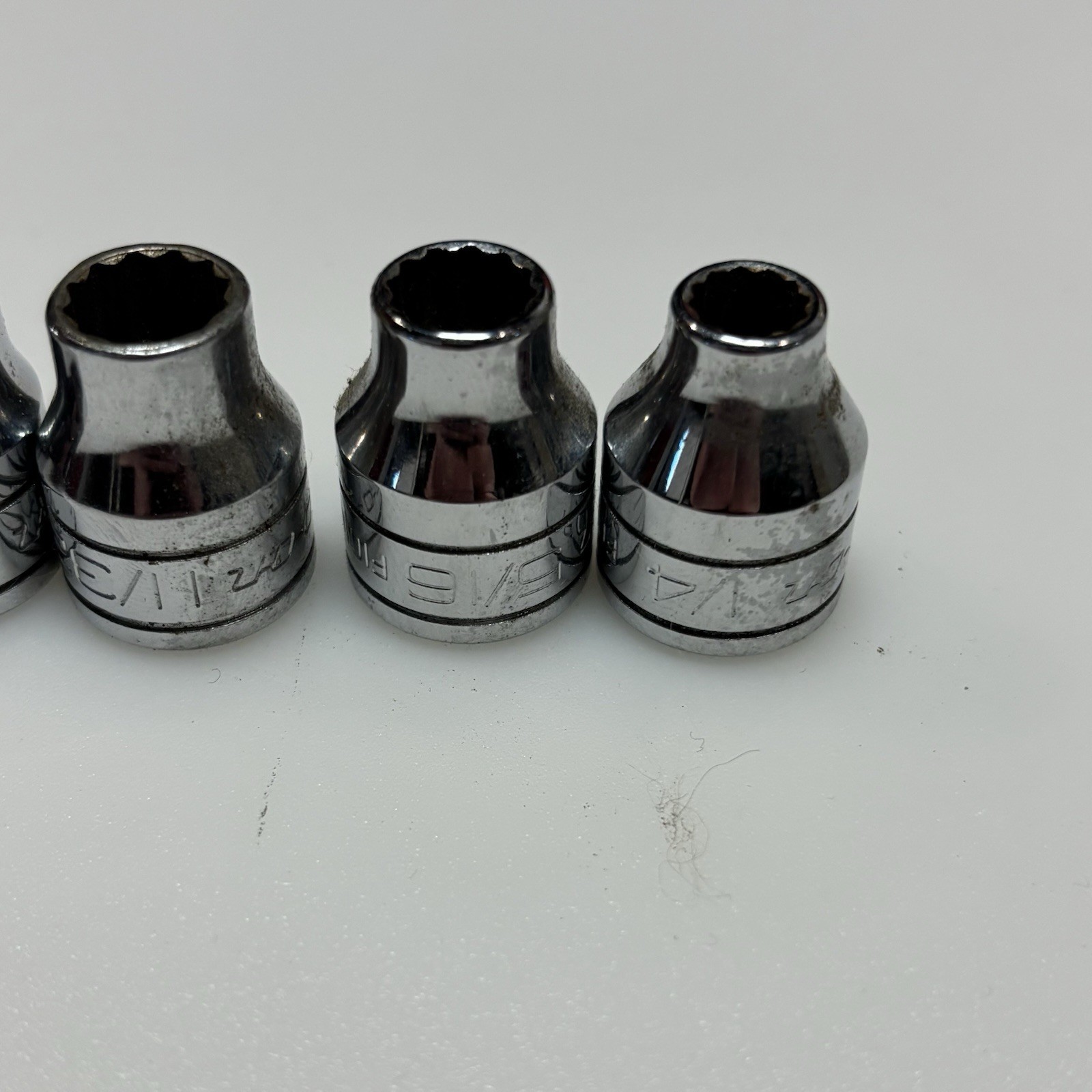 Snap On 12Pc 3/8 Drive 12Pt SAE Socket Set