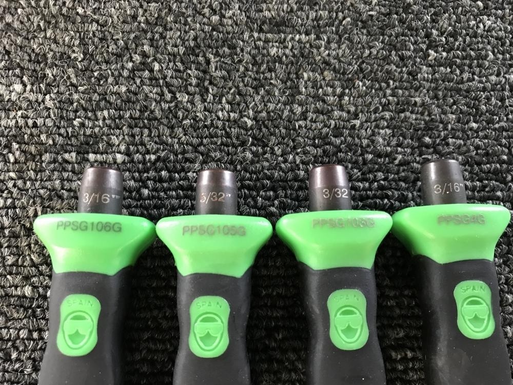 Snap-on Punch and Chisel Set of 10 PPCSG710G Soft Grip