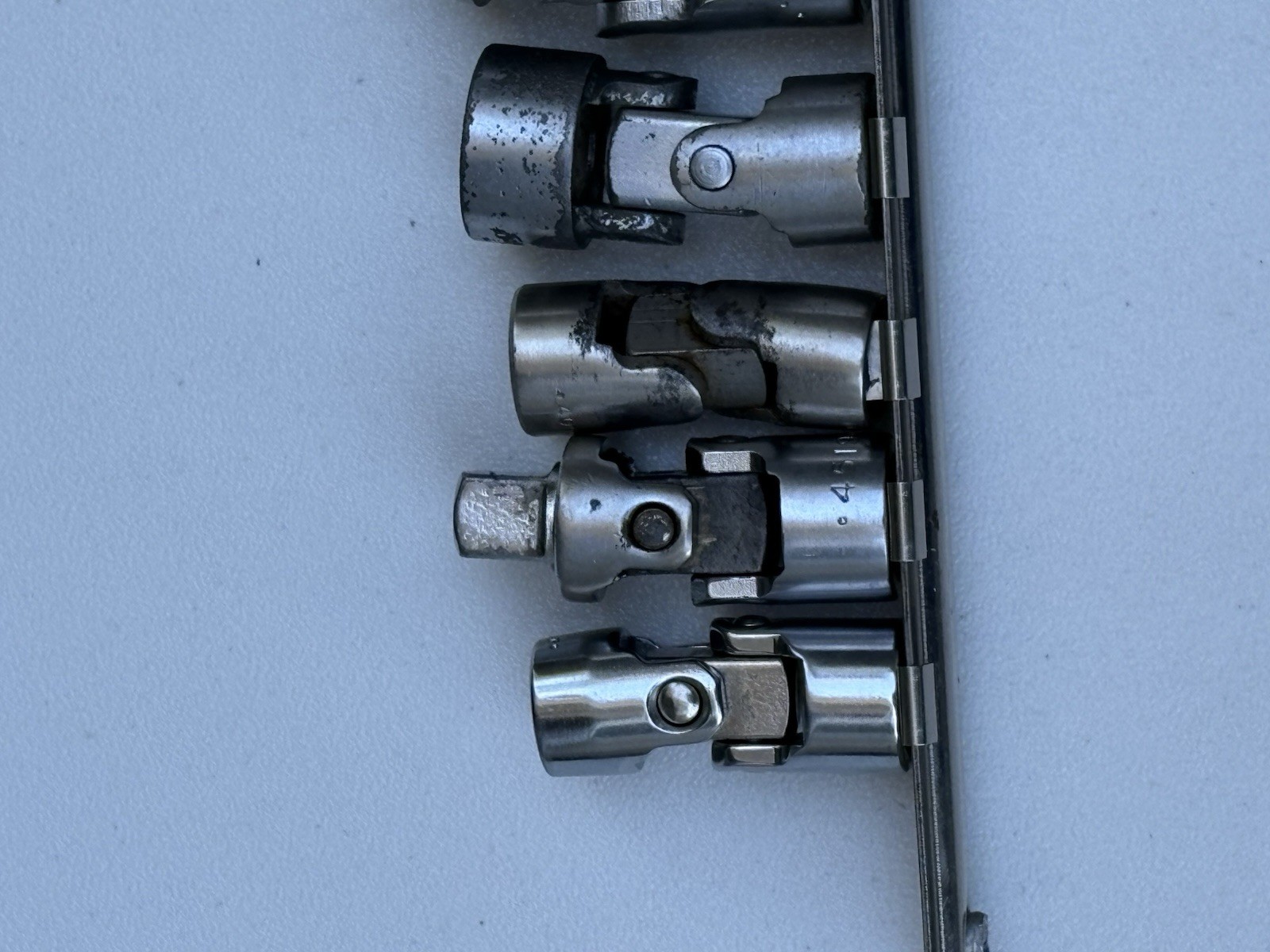 Lot of 7 SK Tools (S-K) Universal Joints, Swivels & Adapters – Made in USA!