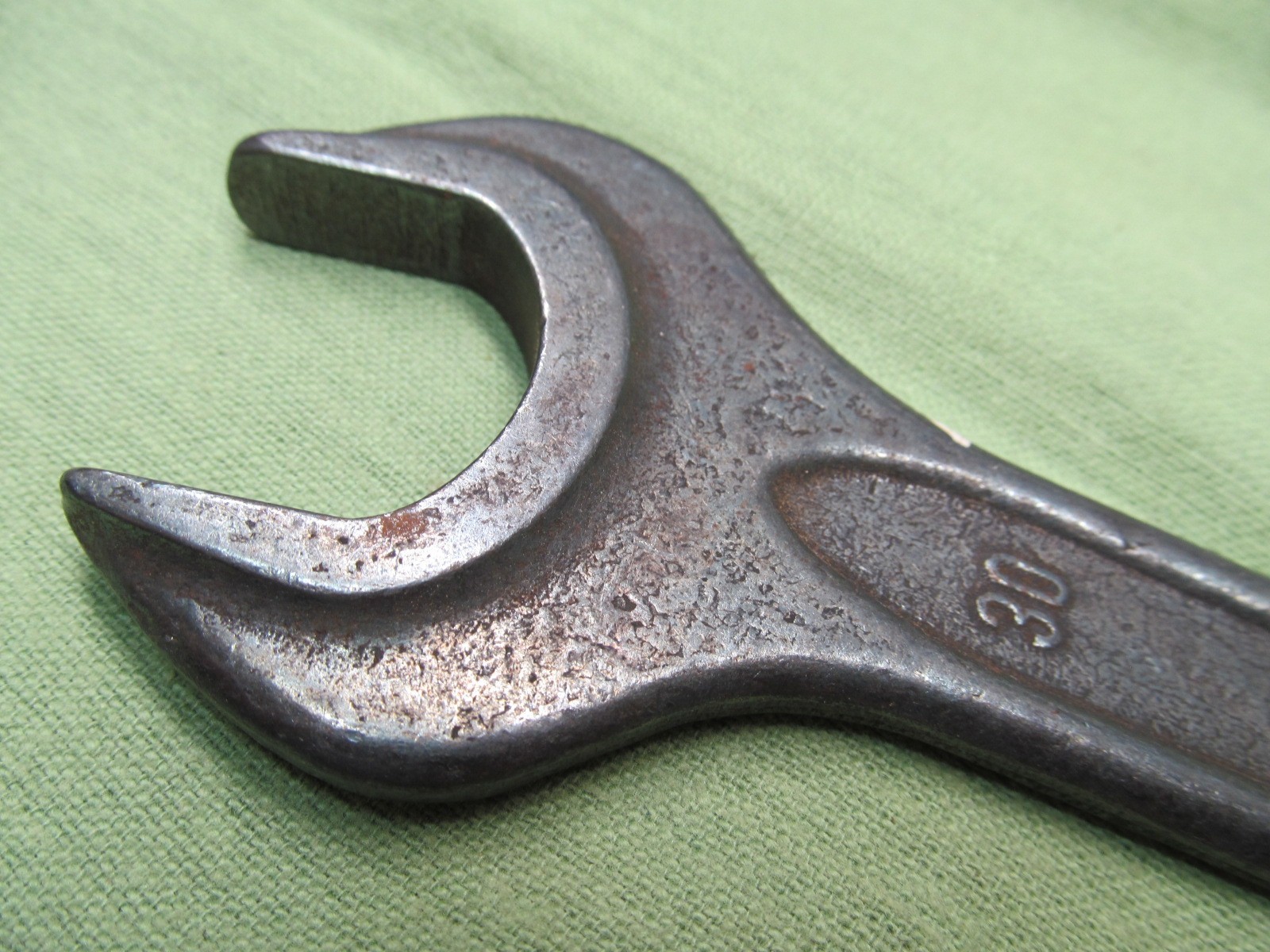 Pair WGB German Made Wrenches -30mm Single Open End & 17mm x 22mm Dbl Open End