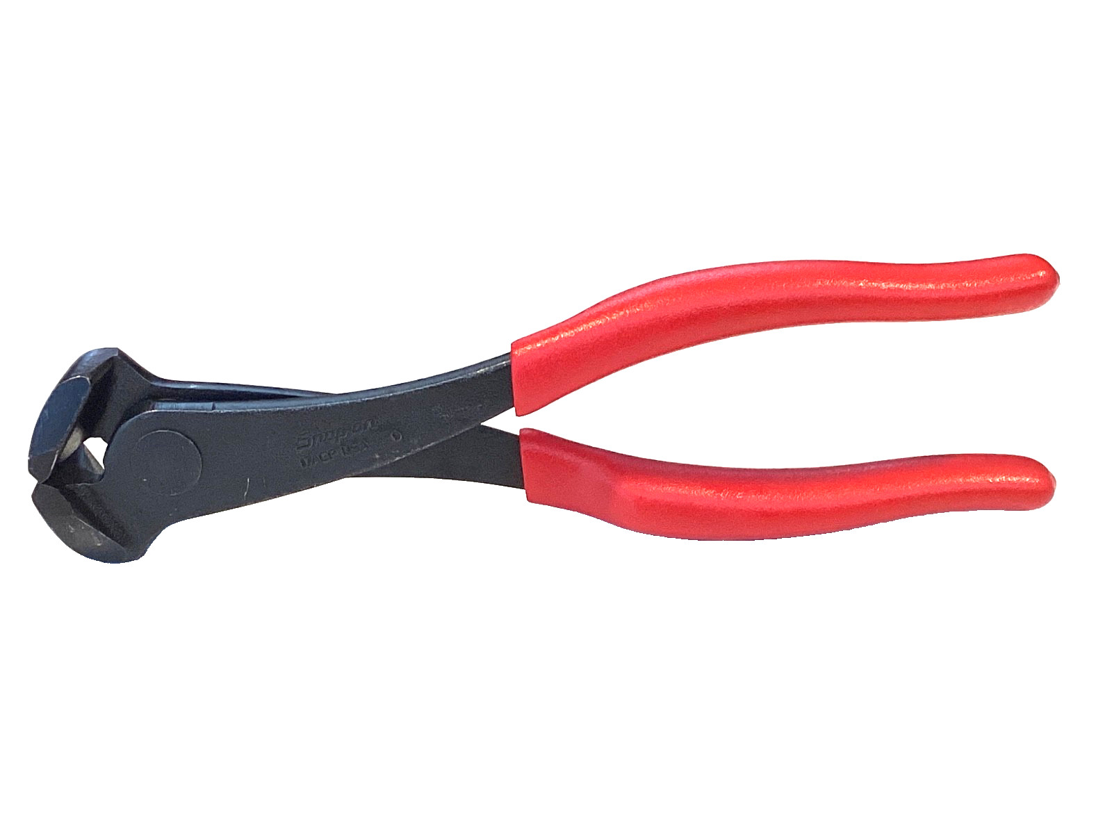 Snap On Tools USA 7.5” Long End Nipper Pliers RED Comfort Grip Handle 17ACP NICE