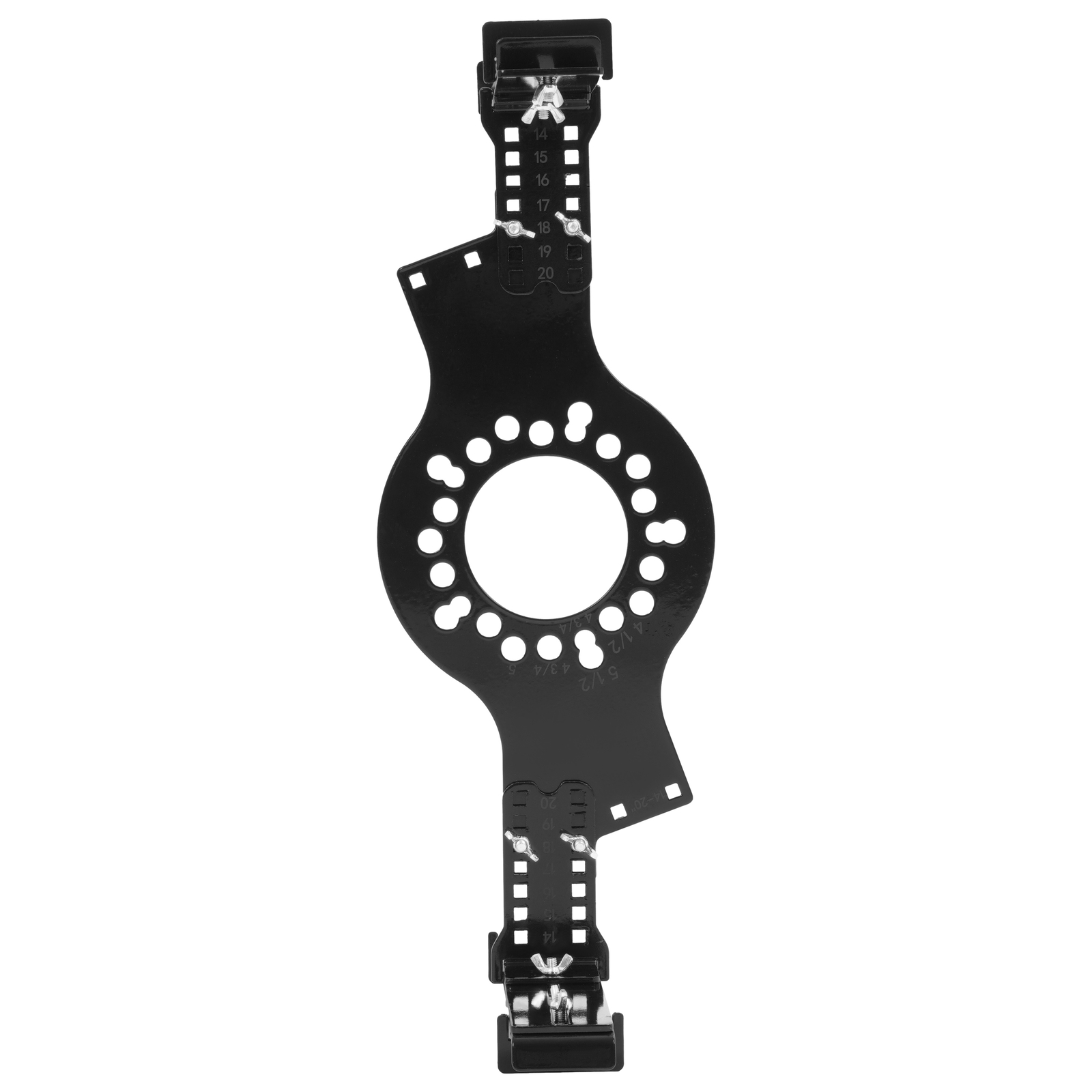 5-Lug Pattern 14″-22″ Wheel Fitment Simulator Tool Tire Size For Measurement