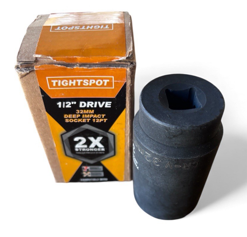 Tightspot 32mm 1/2″ Drive 12 Point Deep Impact Socket Metric Tools 12pt MM