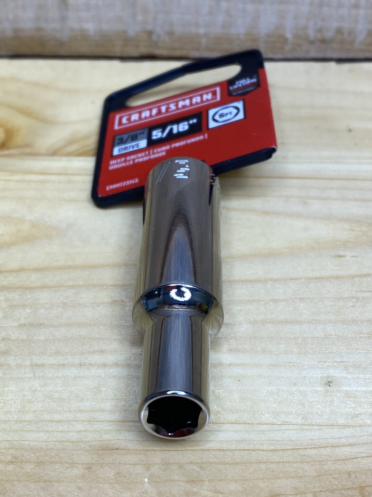 NEW Craftsman 5/16 in. X 3/8 in. drive SAE 6 Point Deep Socket… Fast Shipping!