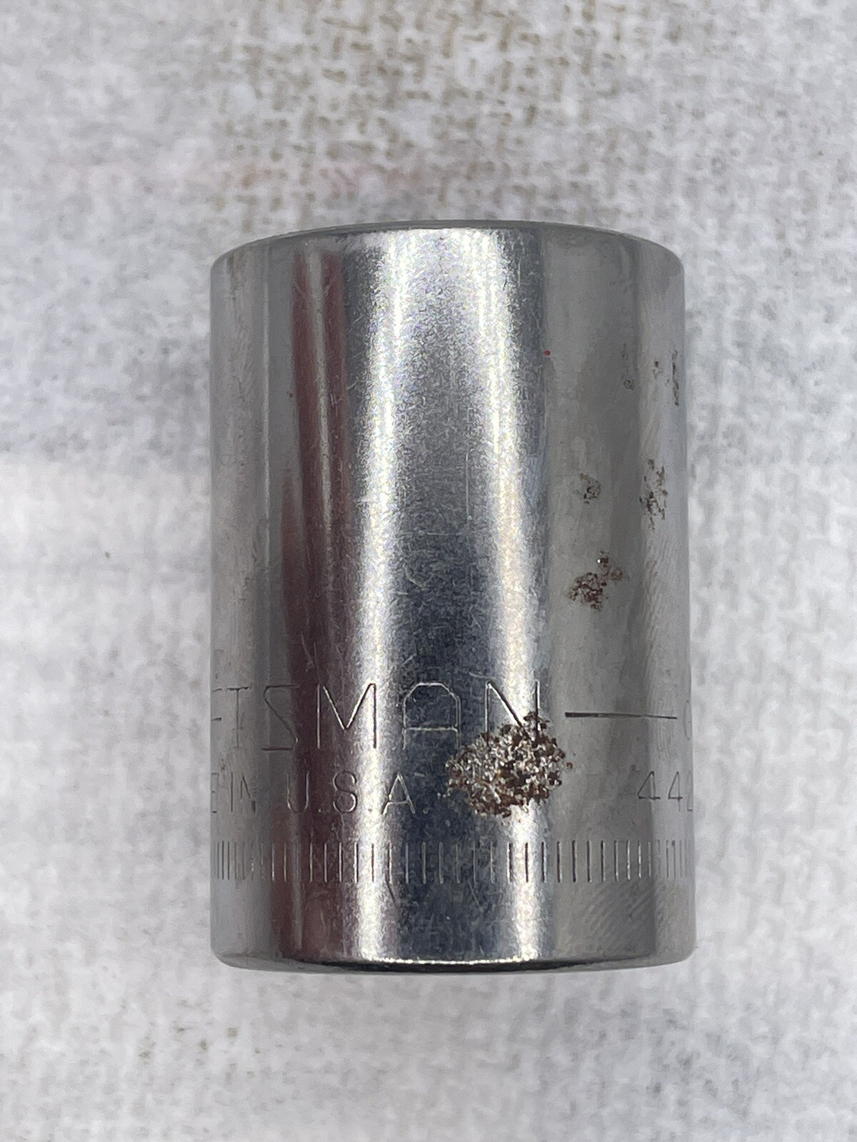 Vintage Craftsman 1/2″ Drive 19mm 12pt Standard Socket G44238 USA