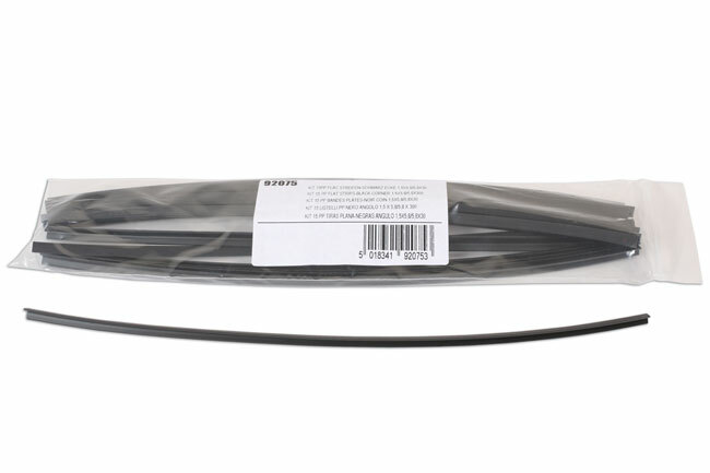 Power-Tec 92075 Black Polypropylene (PP) Corner For Plastic Repair 15 Piece