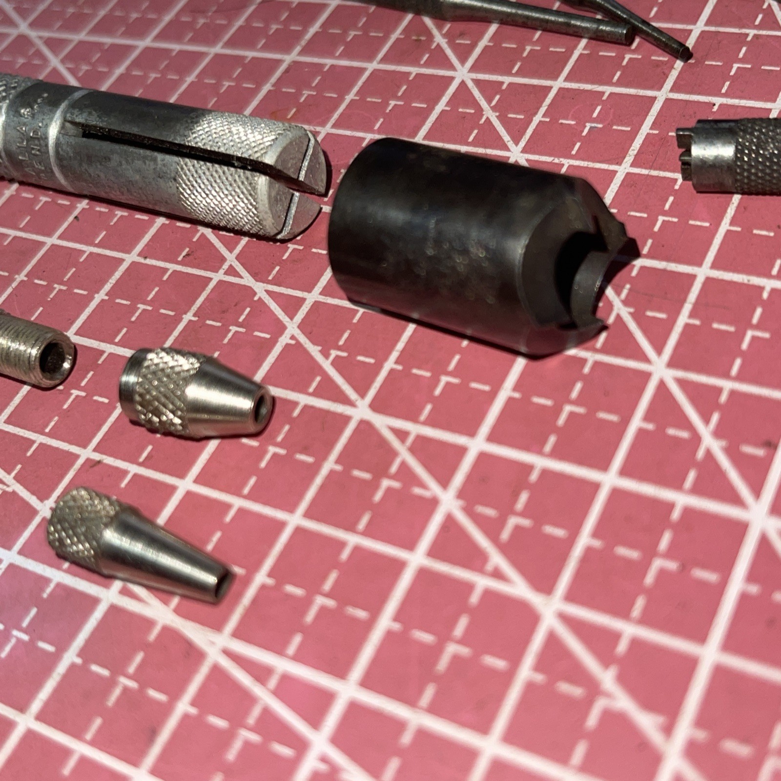 Machinist USA Micro Tool Lot Vintage Knurled MAYHEW General Textron Punch Screw