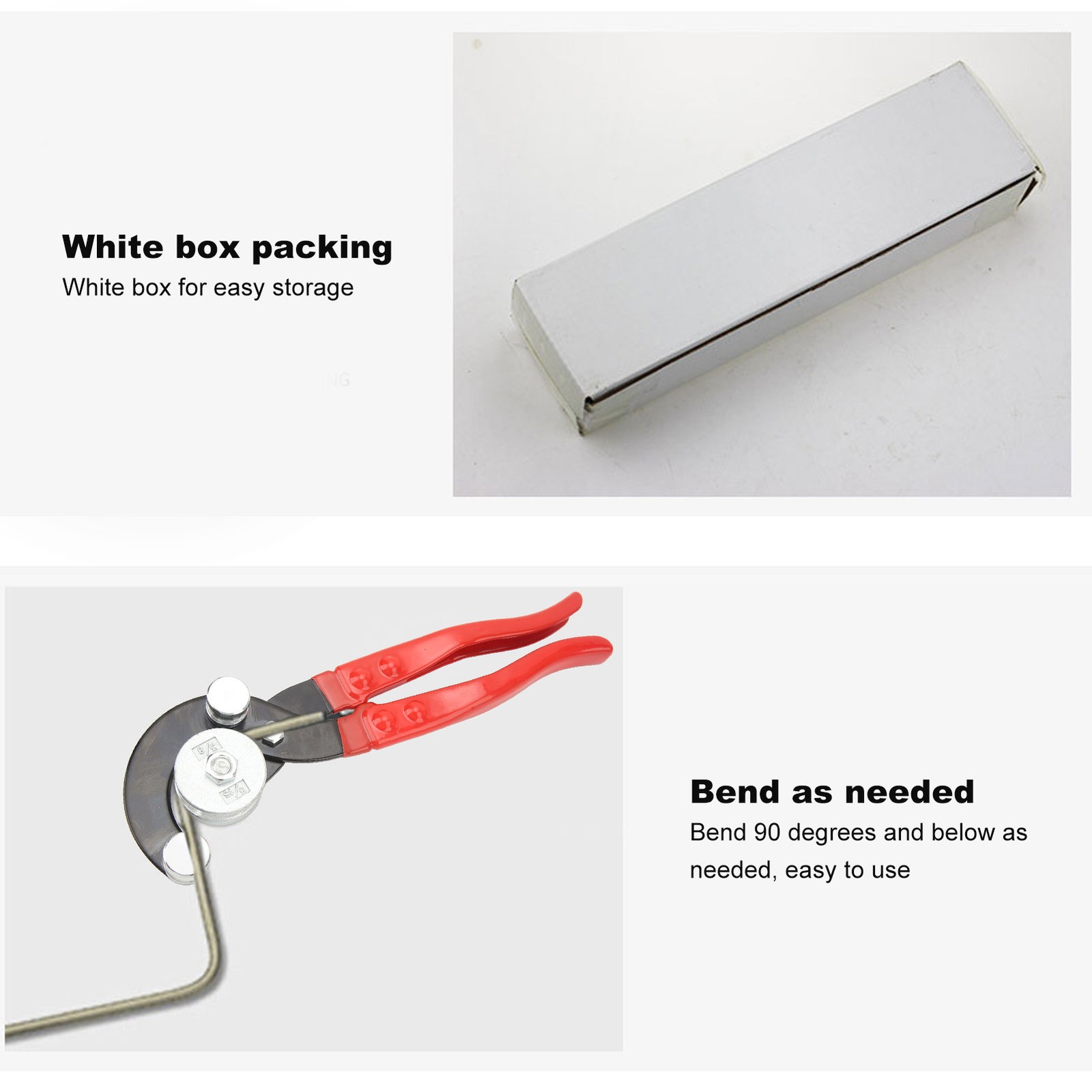 Tube Bending Pliers Manual Brake Lines Bender For 5/16in 3/8in 3/16in 1/4in Pipe