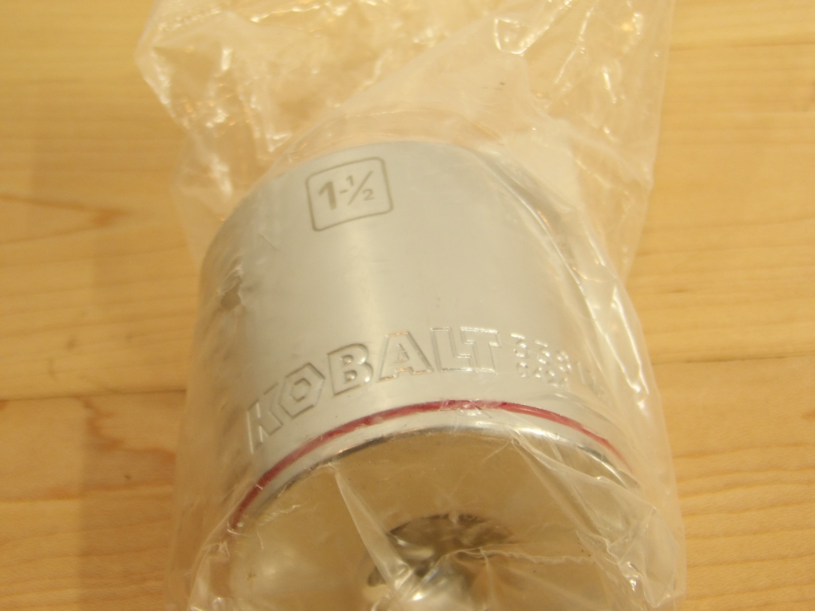 Kobalt 1/2″ Drive 12 Point SAE Socket Chrome 1-1/2 in #0338128 NEW w/ Tag