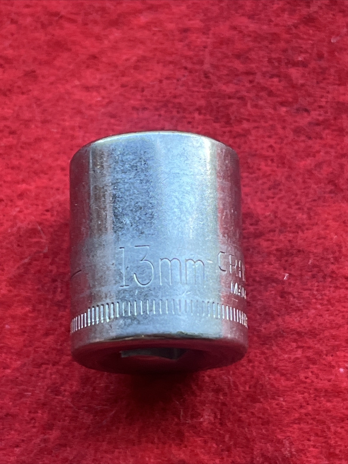 CRAFTSMAN -G-43514 (reverse) SOCKET 13MM, 1/4” DRIVE, 6 POINT – USA (t24)