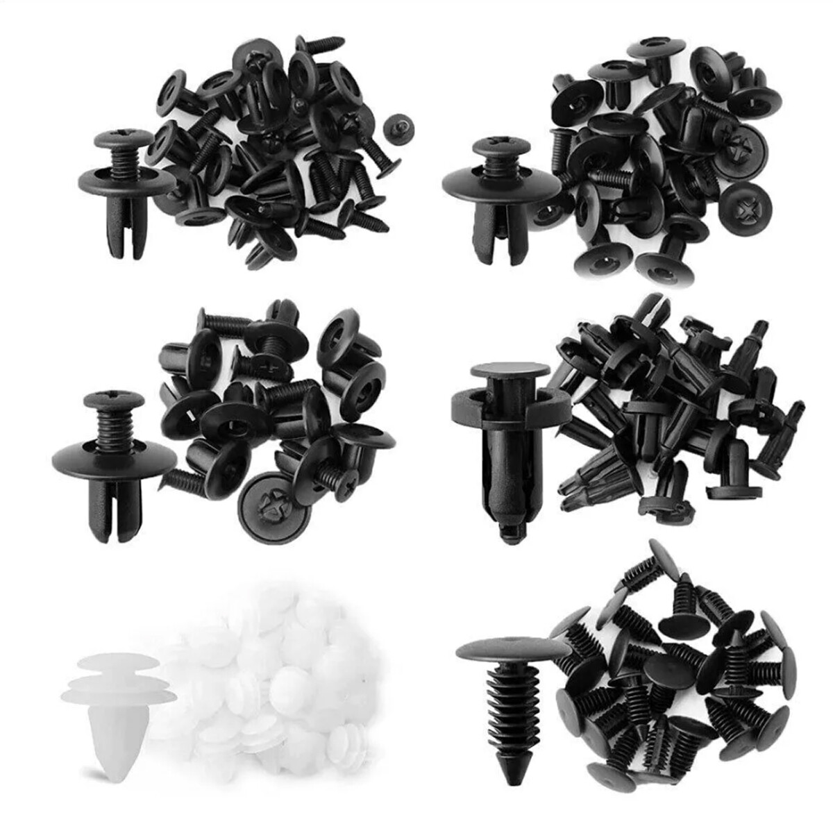 100pcs Plastic Trim Removal Pry Tool Set for Car Radio Panel Door Dash Clip Kits