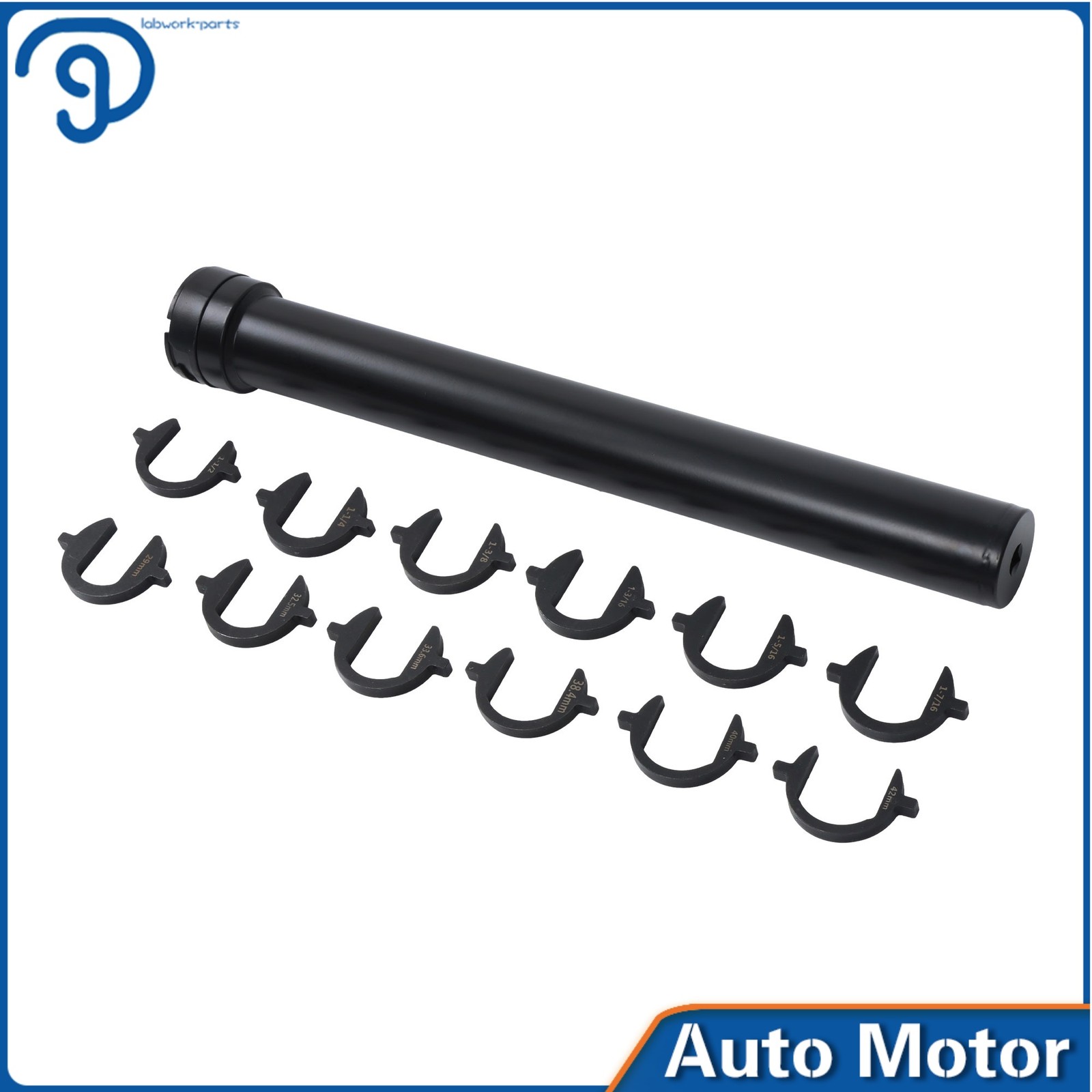Inner Tie Rod Removal Installation Tool Set with 12 SAE & Metric Adaptors 13pc