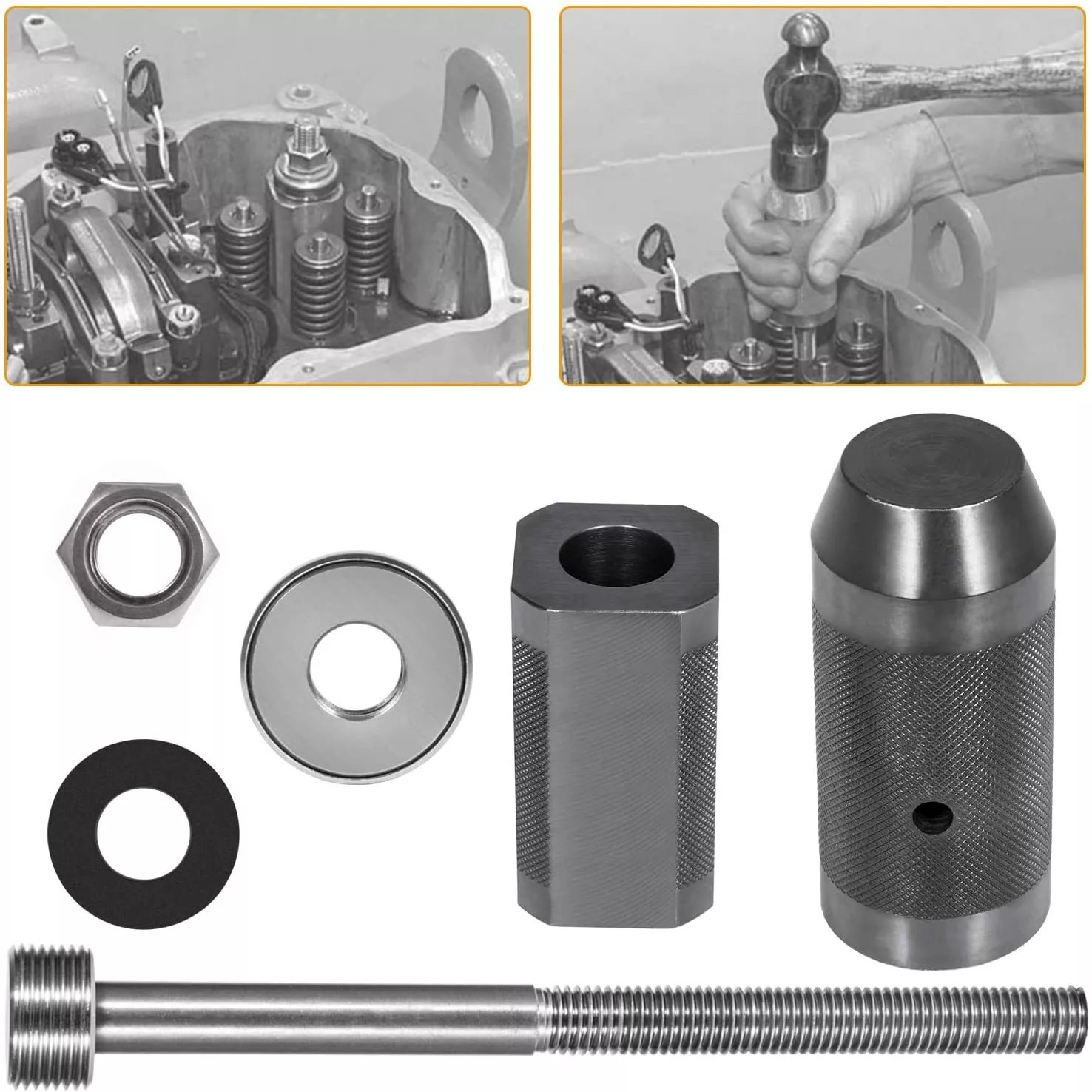 9U-6891 Injector Sleeve Cup Removal Tool Set For Caterpiller 3406E C15 C-10 C-12