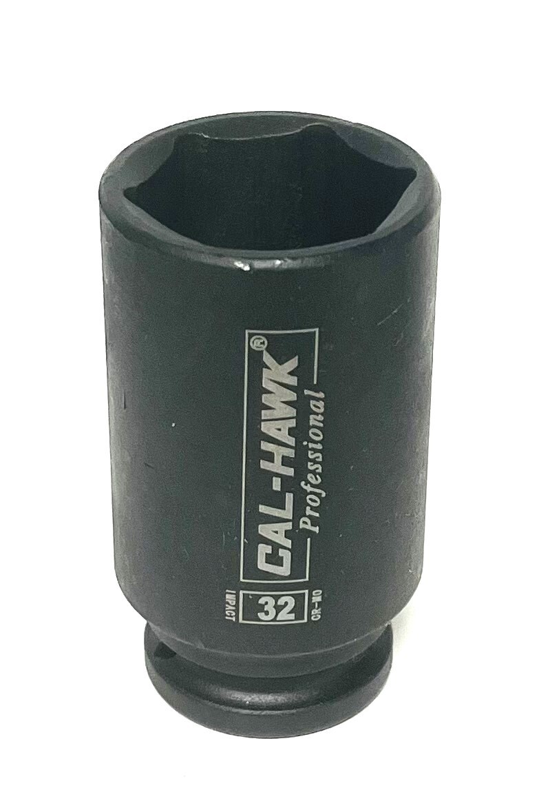 32MM x 1/2″ Dr Deep Impact Socket 6-Point, Made of CR-MO and Taiwan, BSSM432