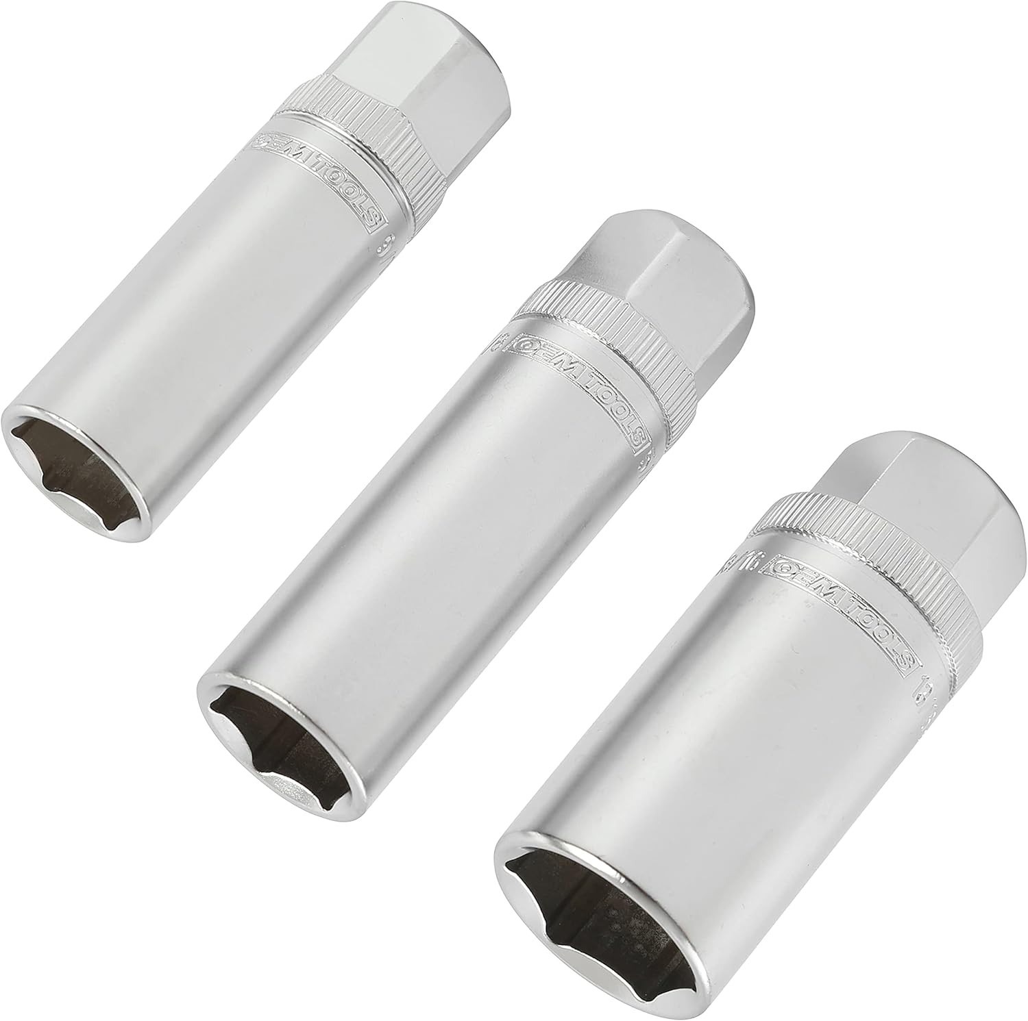 OEMTOOLS 22891 3/8 Drive Magnetic Spark Plug Socket Set, 3 Piece Multi