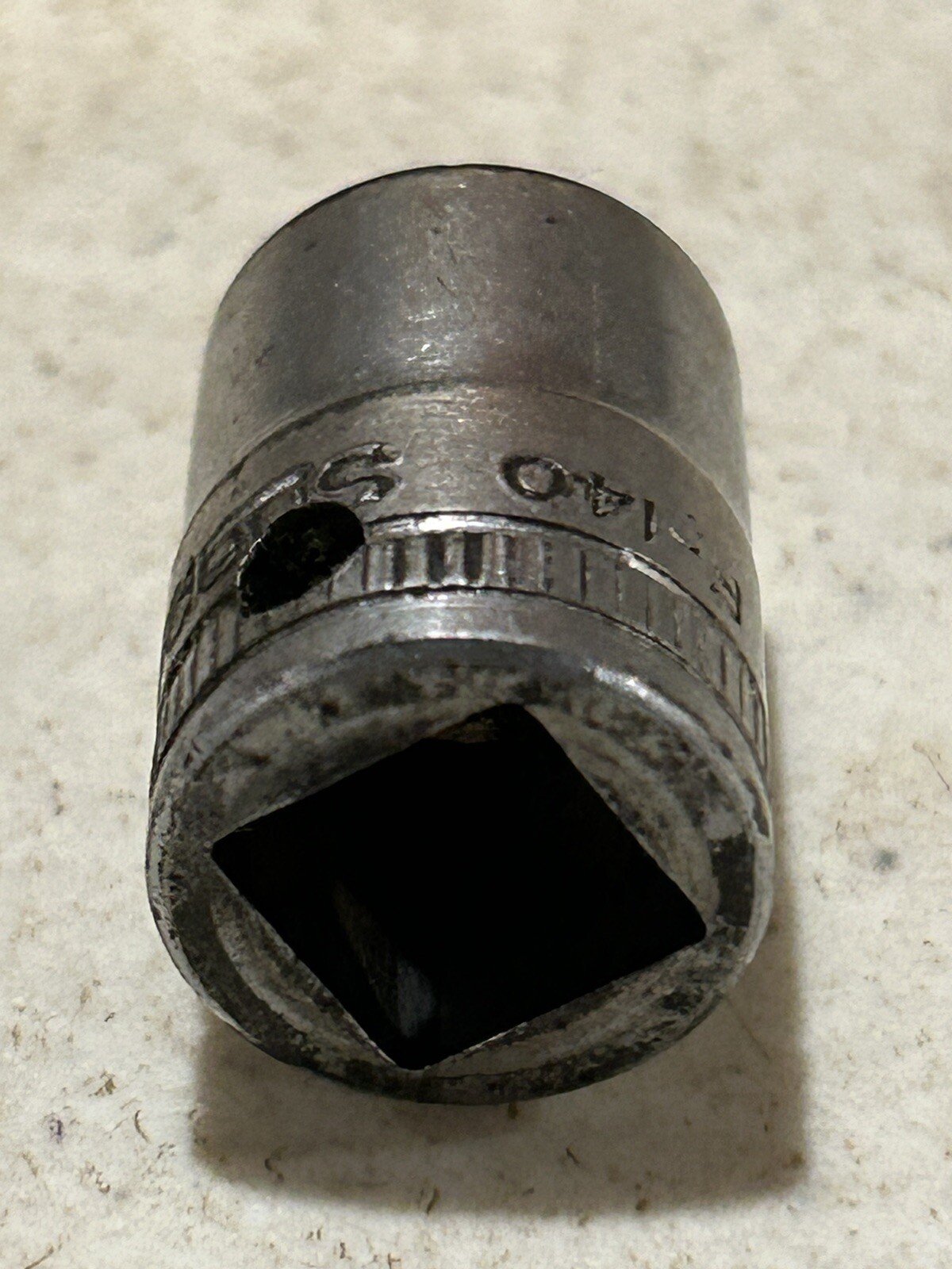 VINTAGE Snap-On F-140 3/8″ Drive 7/16 » Socket 12 Point