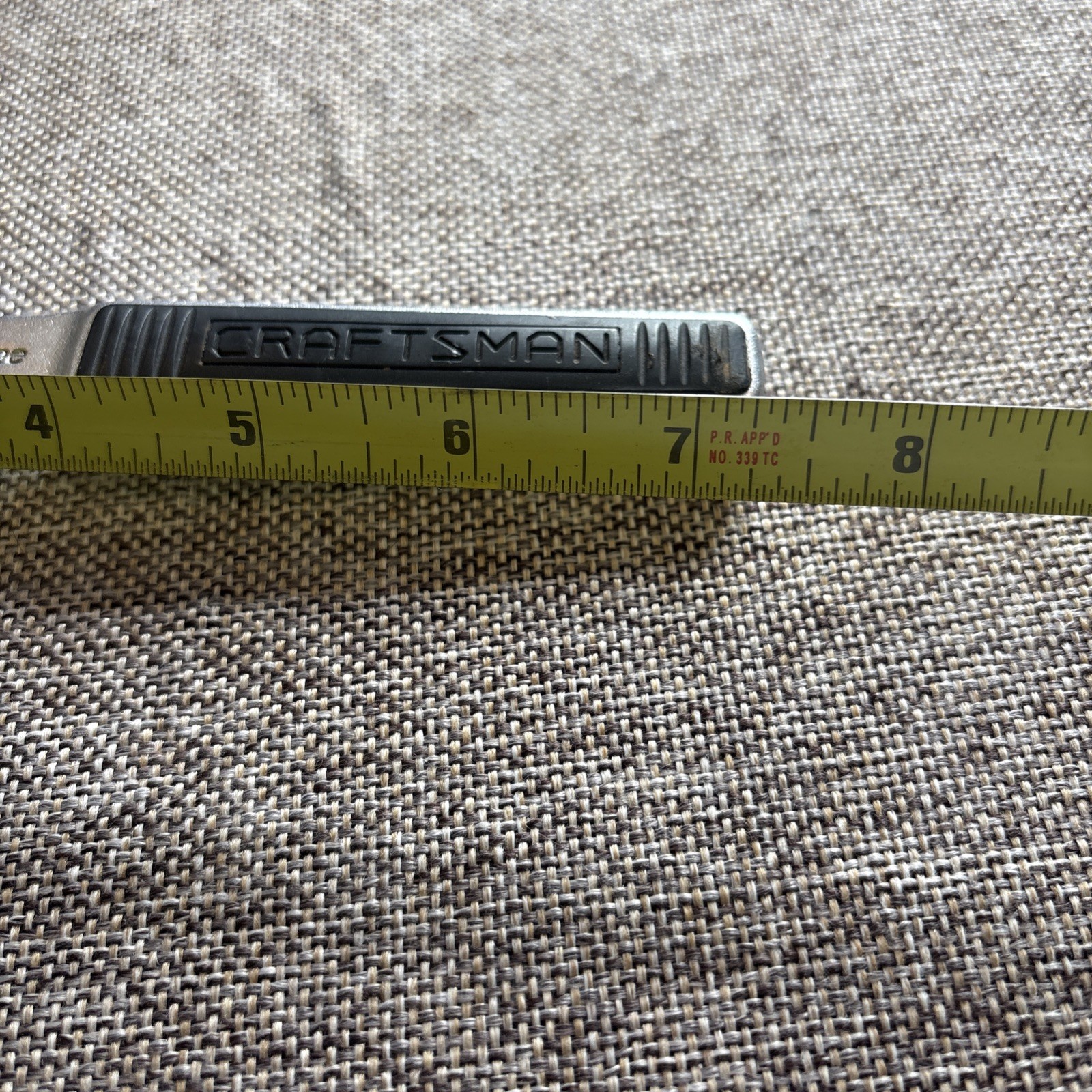 Vintage Craftsman 3/8″ Drive Lifetime Ratchet 43765 Stainless Steel MADE IN USA