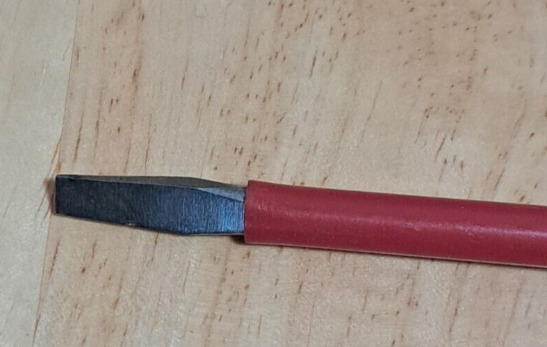 2 Oxwall E210 & E208 Insulated 5000 Volts Slotted Flat Tip Screwdriver Long