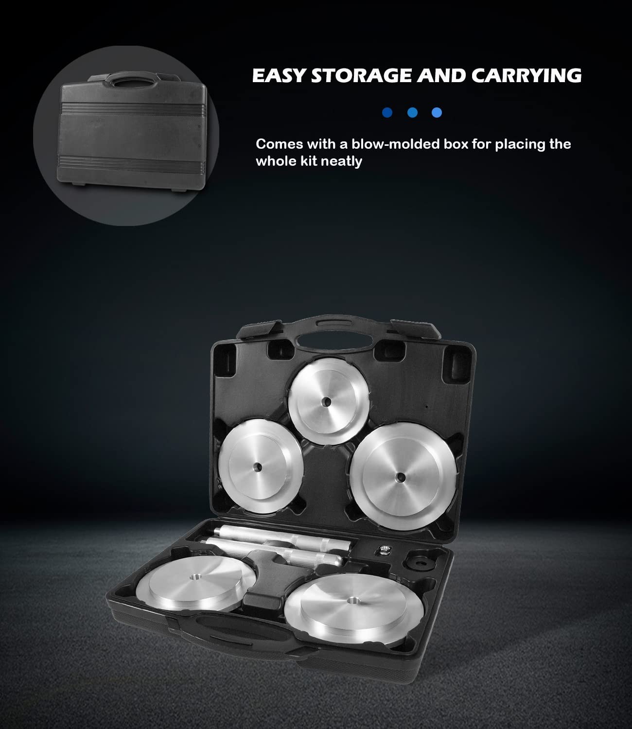 61850 Truck Hub Seal Installer Kit for Class 7 Class 8 Duty Road Trucks Trailers
