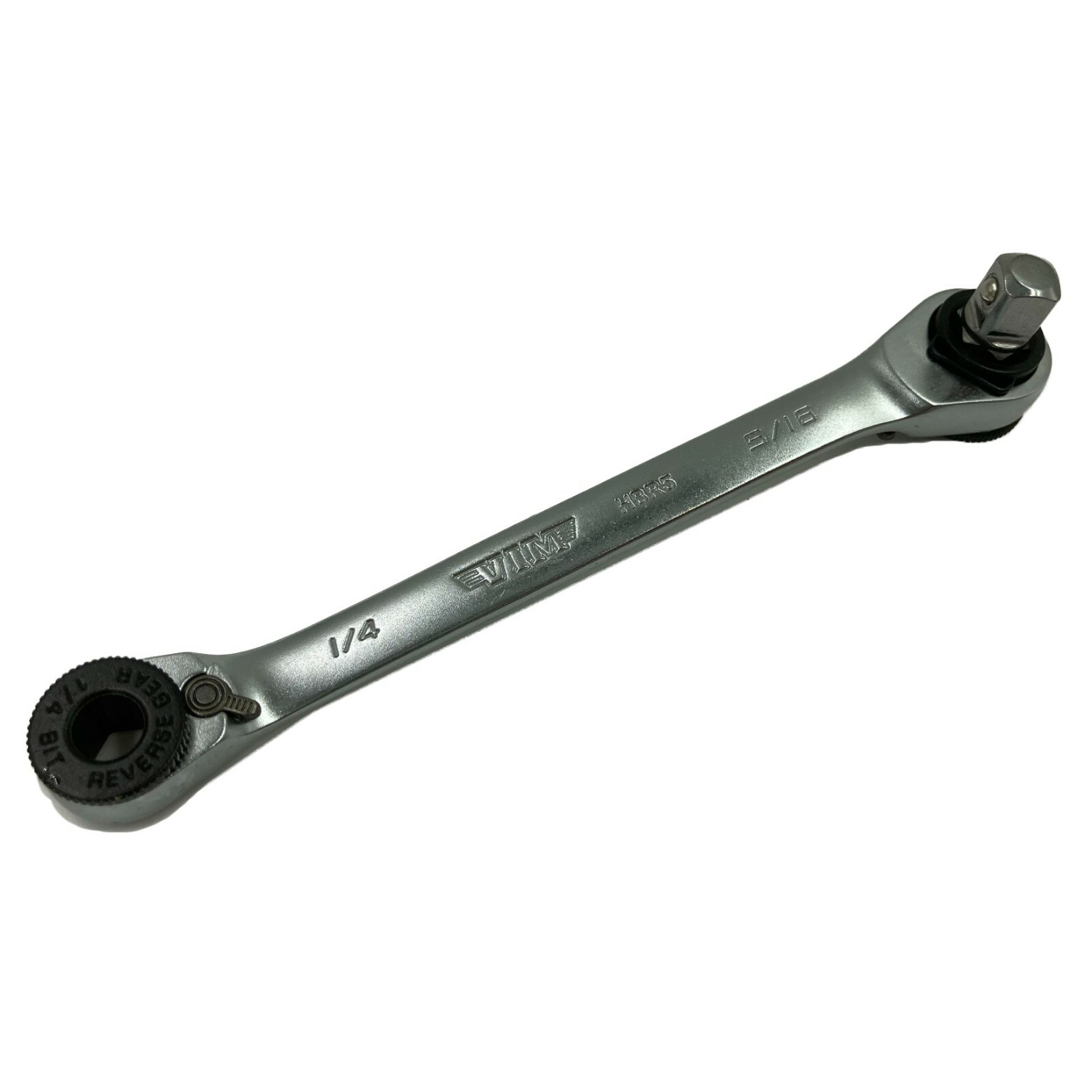 VIM Tools HBR5 1/4″ and 5/16″ Hex Micro Bit Ratchet with 1/4″ Square Drive