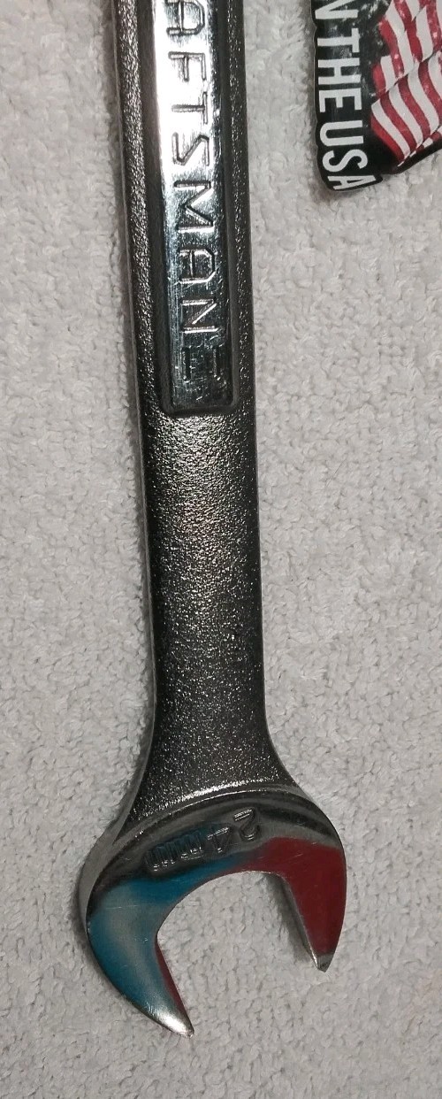 Craftsman Metric MM Combination Wrench, USA 12pt, 24mm – Part # 42923 VA