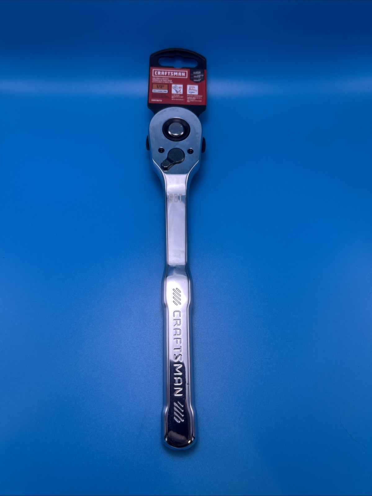 Craftsman 90-Tooth (90T) Low Profile 1/2 in. Socket Drive Ratchet #CMMT86723 NEW