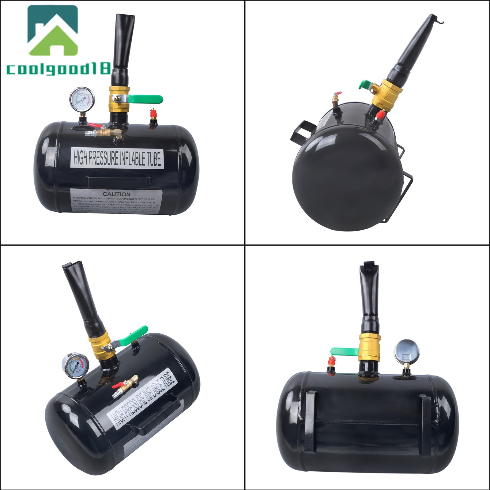 5 Gallon 145Psi Air Tire Bead Seater Blaster Tool Seating Inflator Truck ATV