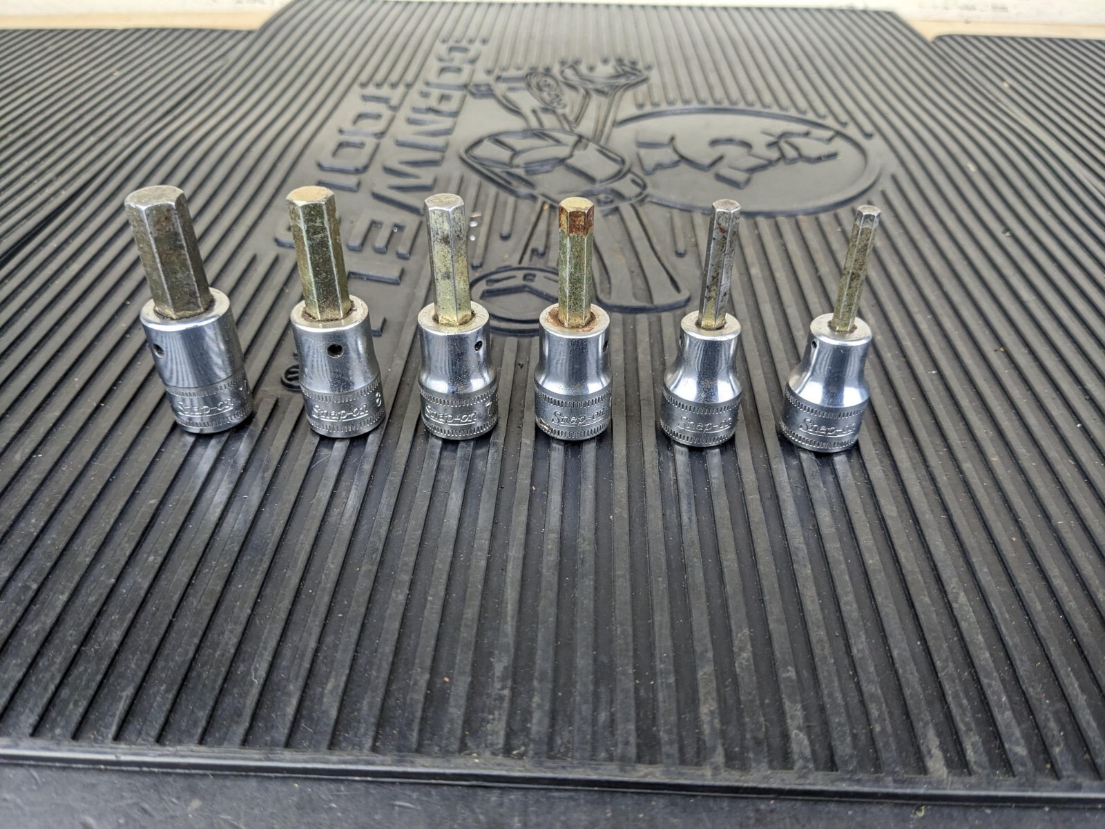#bd574 Snap On 207EFAMY 6pc 3/8″ Drive Metric Hex Bit Socket Set 4-8,10mm