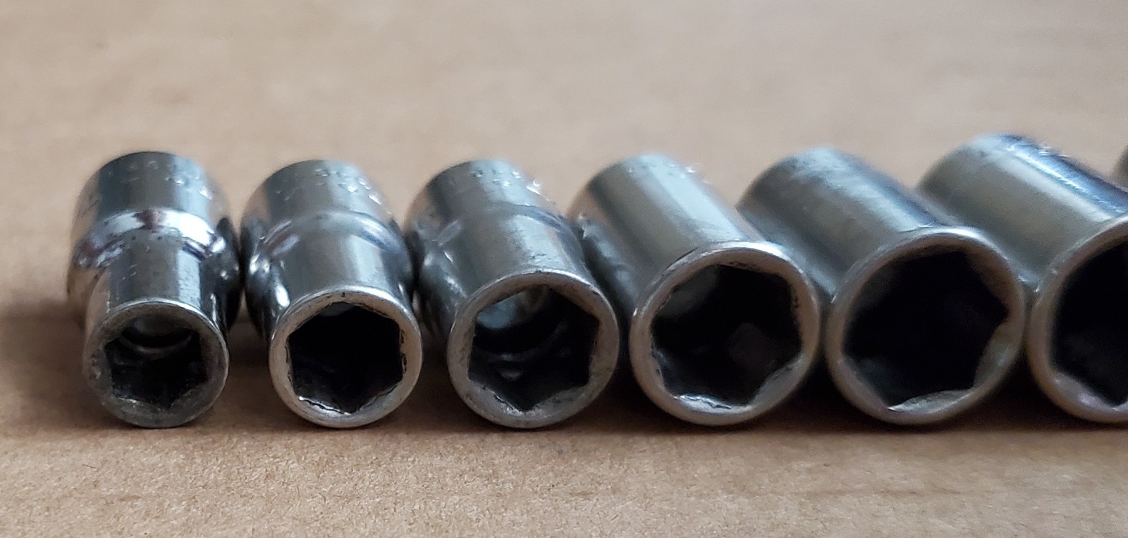 Craftsman 1/4” Drive SAE & Metric 6-Point Sockets 43492 – 43480, 43501 – 43514