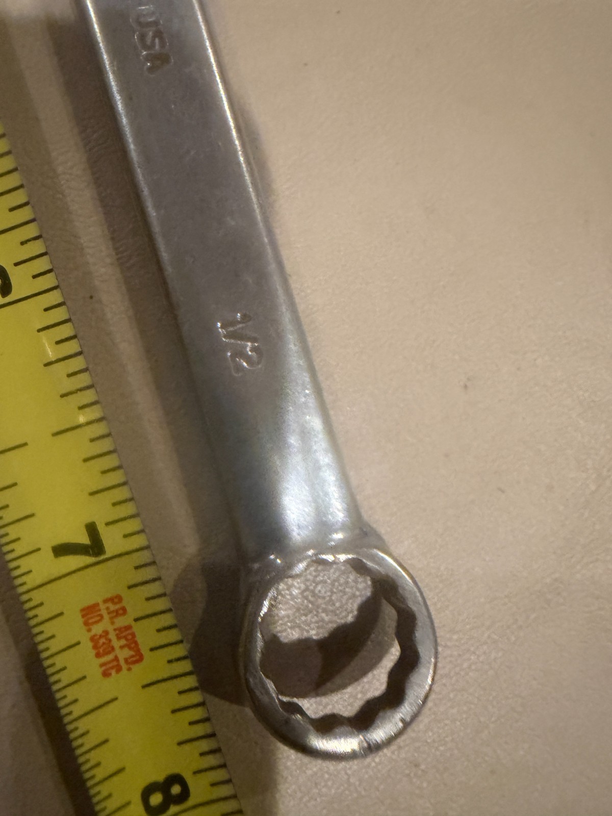 Bonney 1/2″ Combination Wrench #1116, SAE, USA made. In good condition