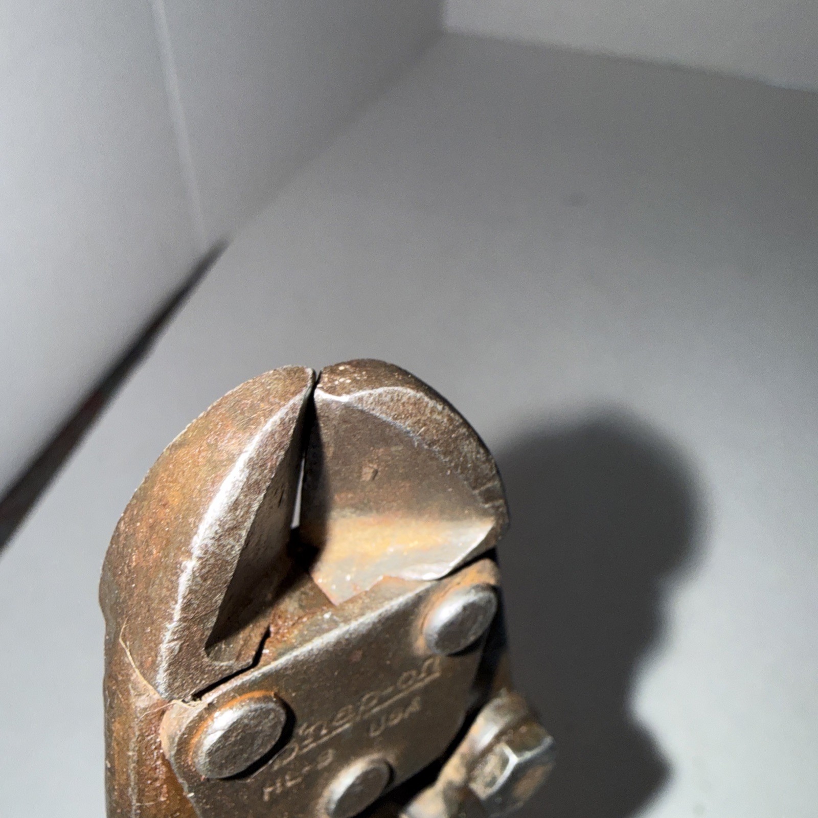 Vtg Snap-On Tools Made in USA HL-9 High Leverage Diagonal Cutters Pliers 9″ !!
