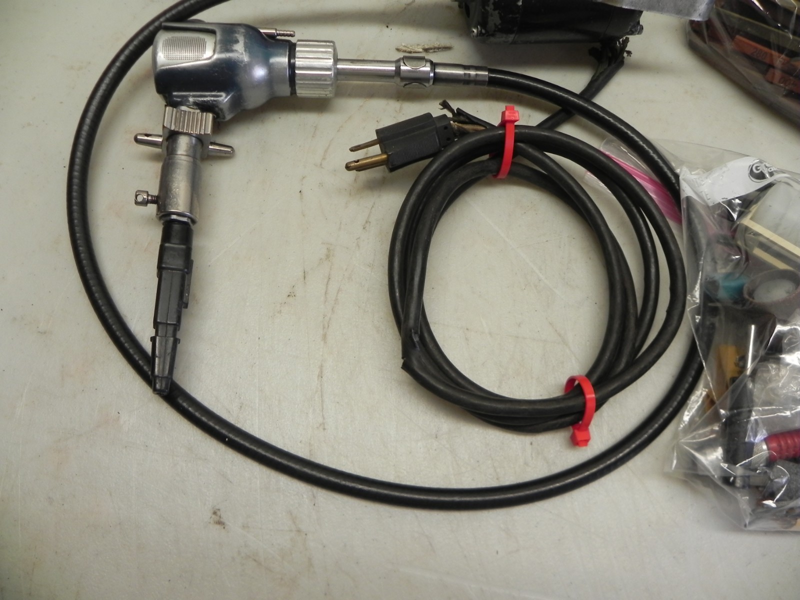 Diprofil Gun Tool Polishing Filing Machine Sweden w/Misc. Tools and Parts