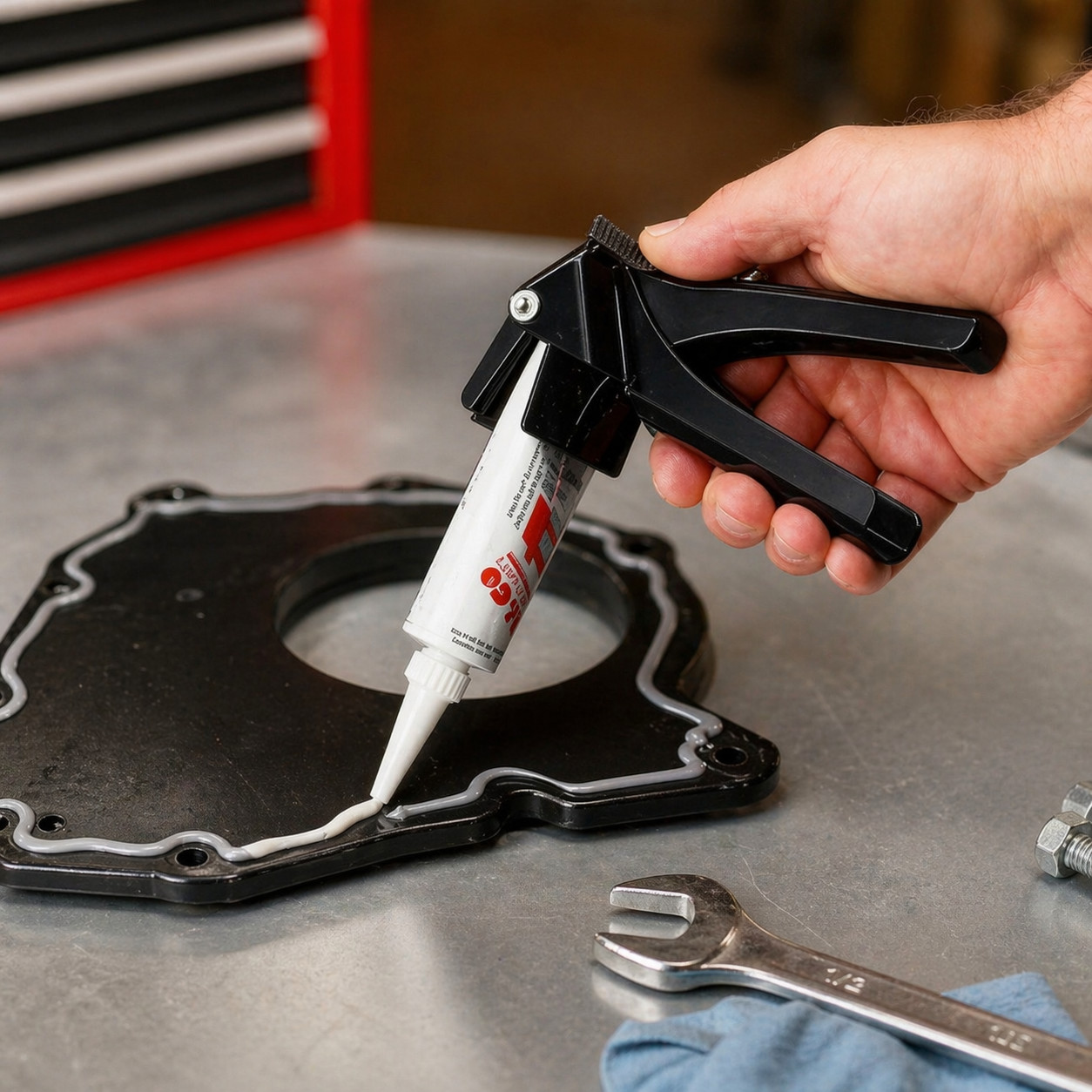 Valco Cincinnati Tube-Grip Dispensing Pliers Adhesive Sealant Caulk Tube Tool Ea