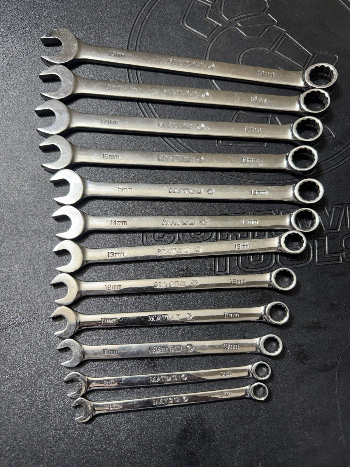 Matco 12pc 8-19mm Wrench Set USA Made