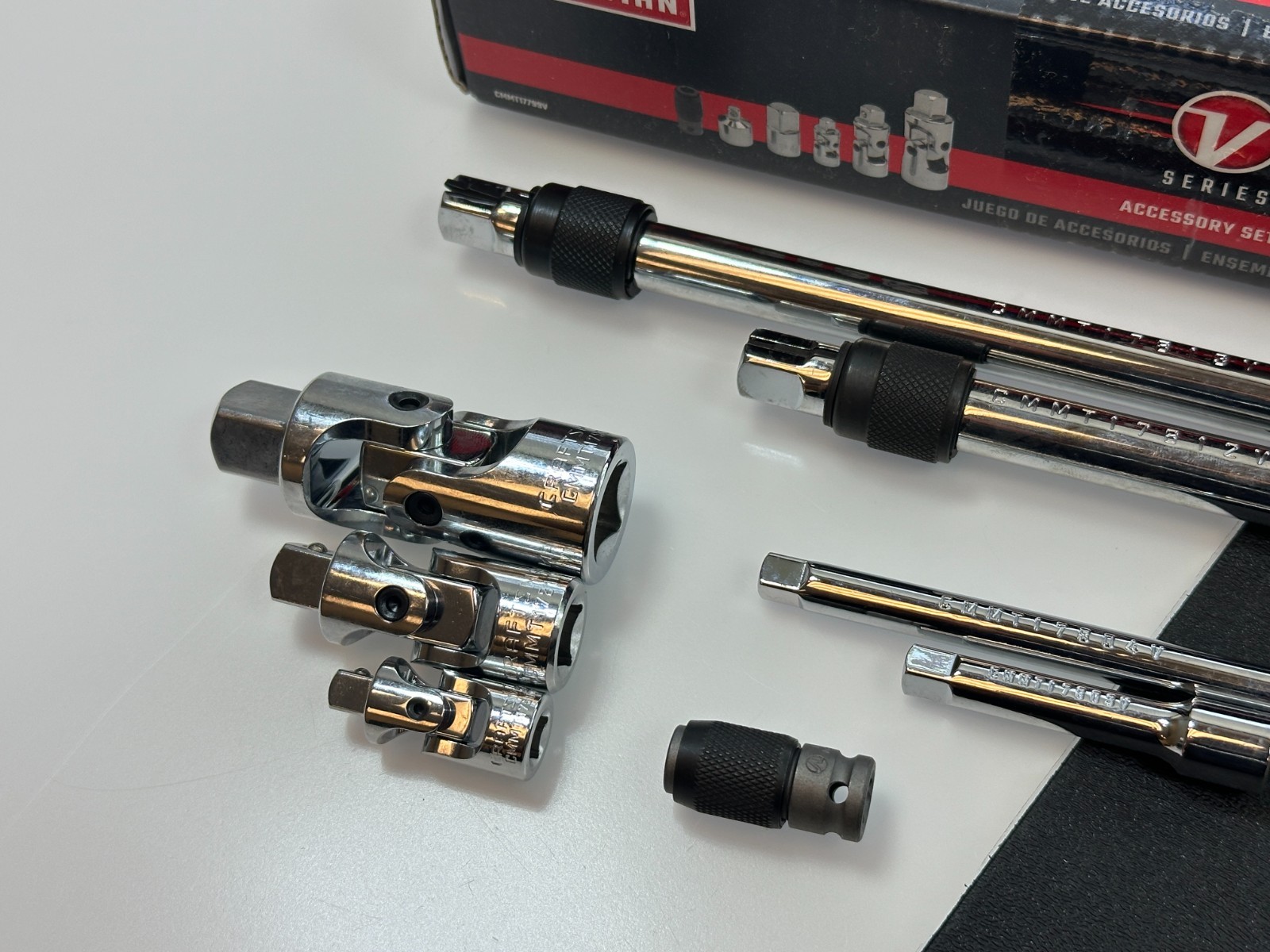 NEW Craftsman V-Series (Discontinued) 10pc Extension Adapter Set w/ Locking Ext.